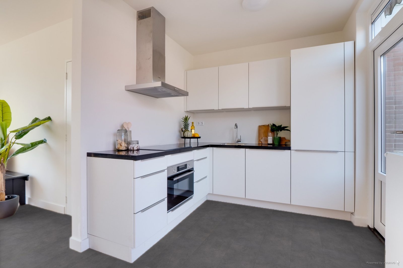 Click PVC - Hoomline Stilleven Rolduc Stone Click 46983 - Grijs