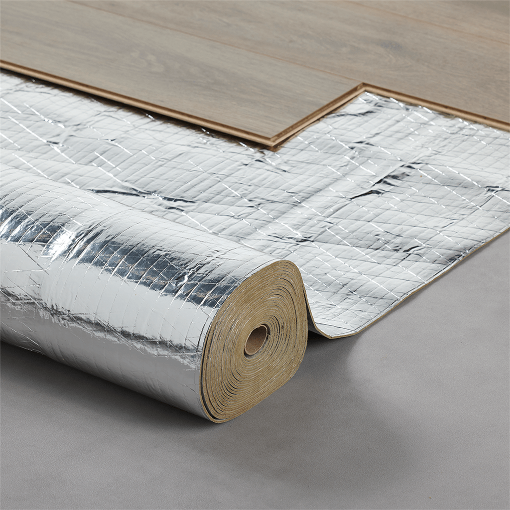 Co-pro Silver-Line Silent+ ondervloer HD naturel rubber geschikt voor laminaat, parket, click pvc en vloerverwarming