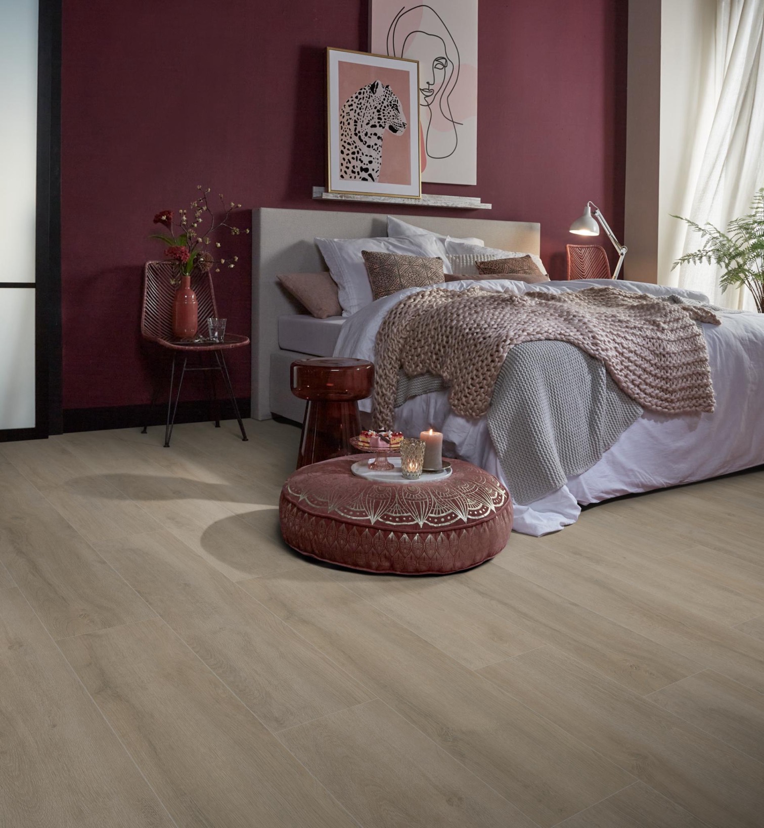 Laminaat - Ambiant Prestige oak grijsbruin eiken - Bruin