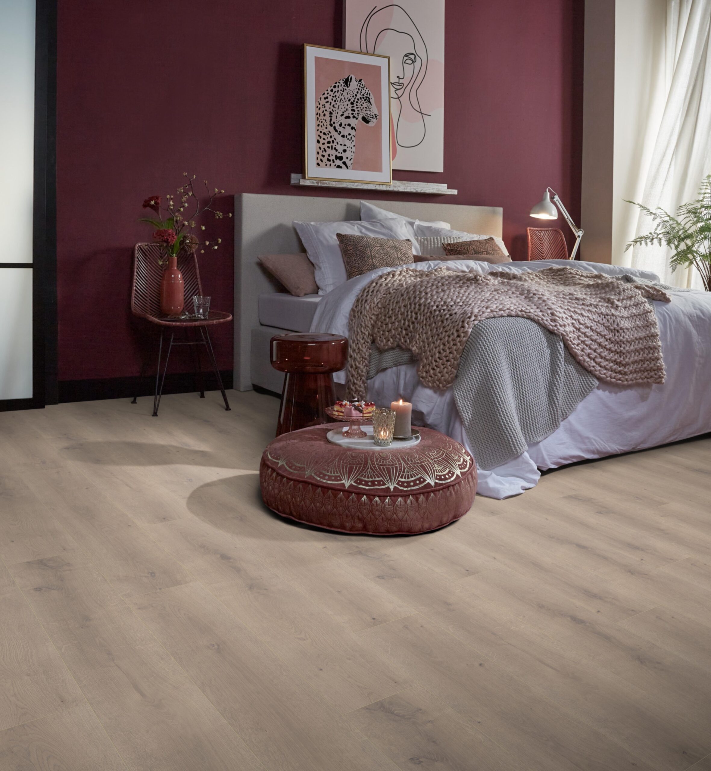 Laminaat - Ambiant Elite beige eiken - Bruin