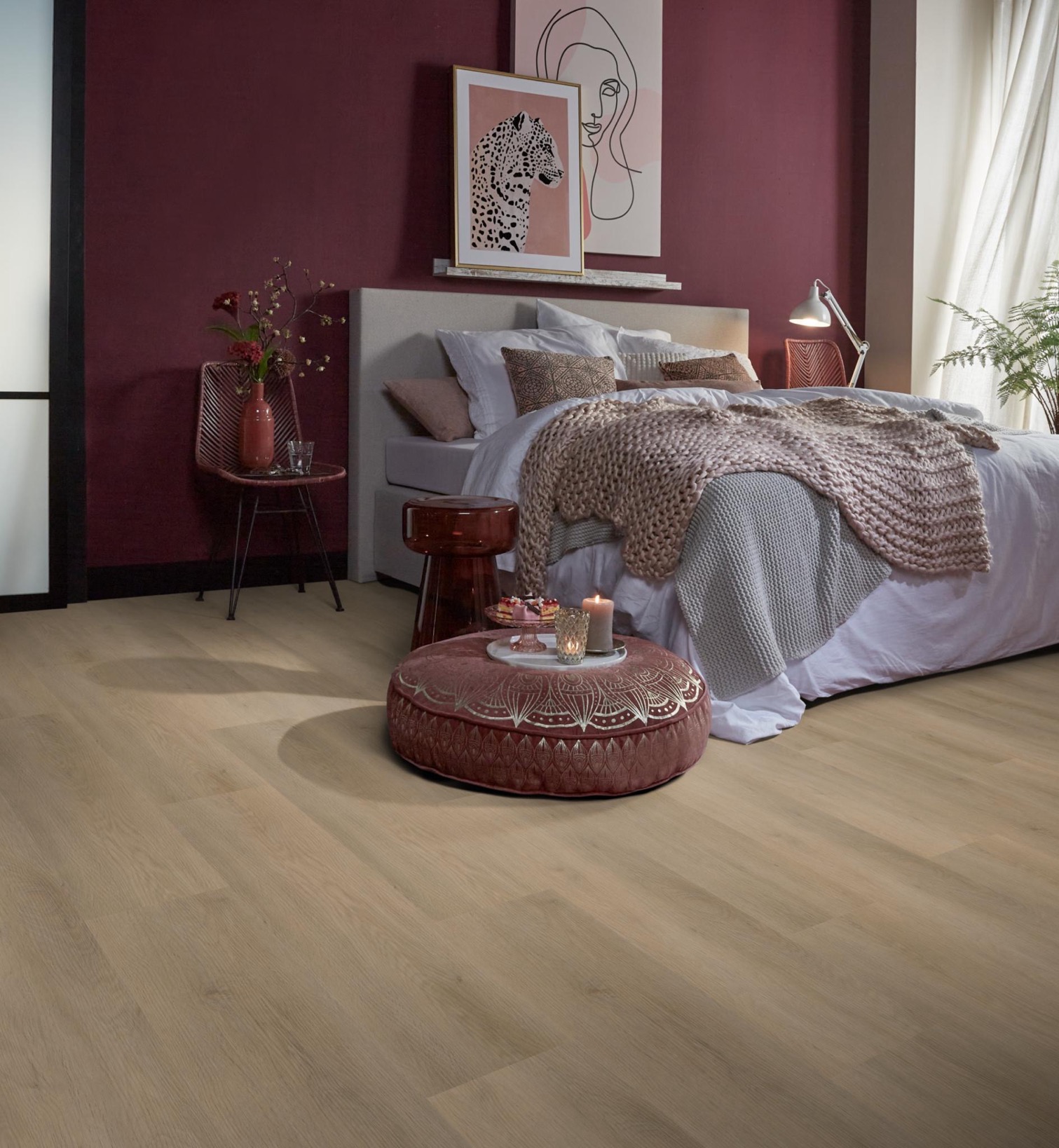 Click PVC - Ambiant Sentima click natural oak - Bruin