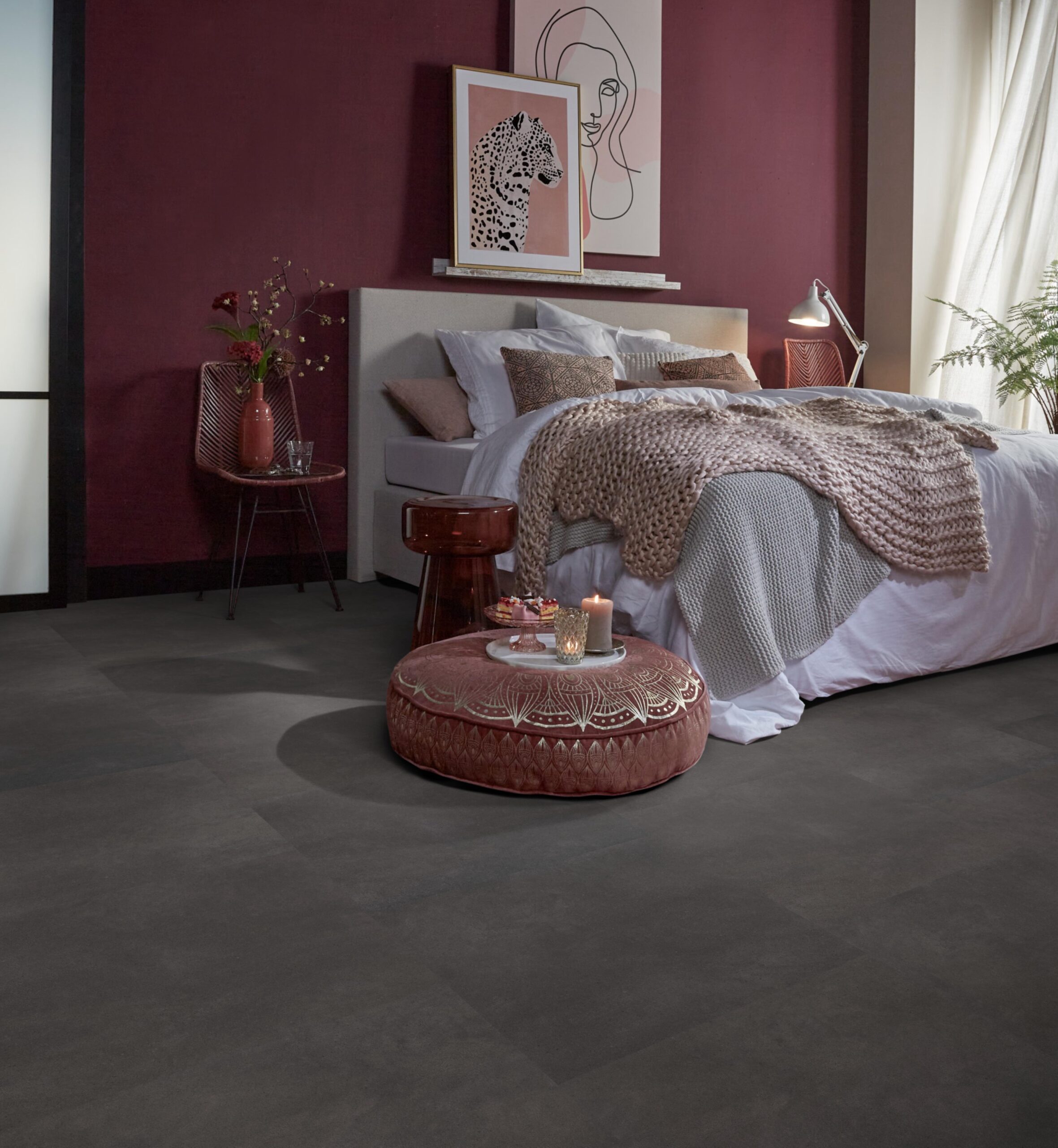 Click PVC - Ambiant Baroso click SRC anthracite - Grijs