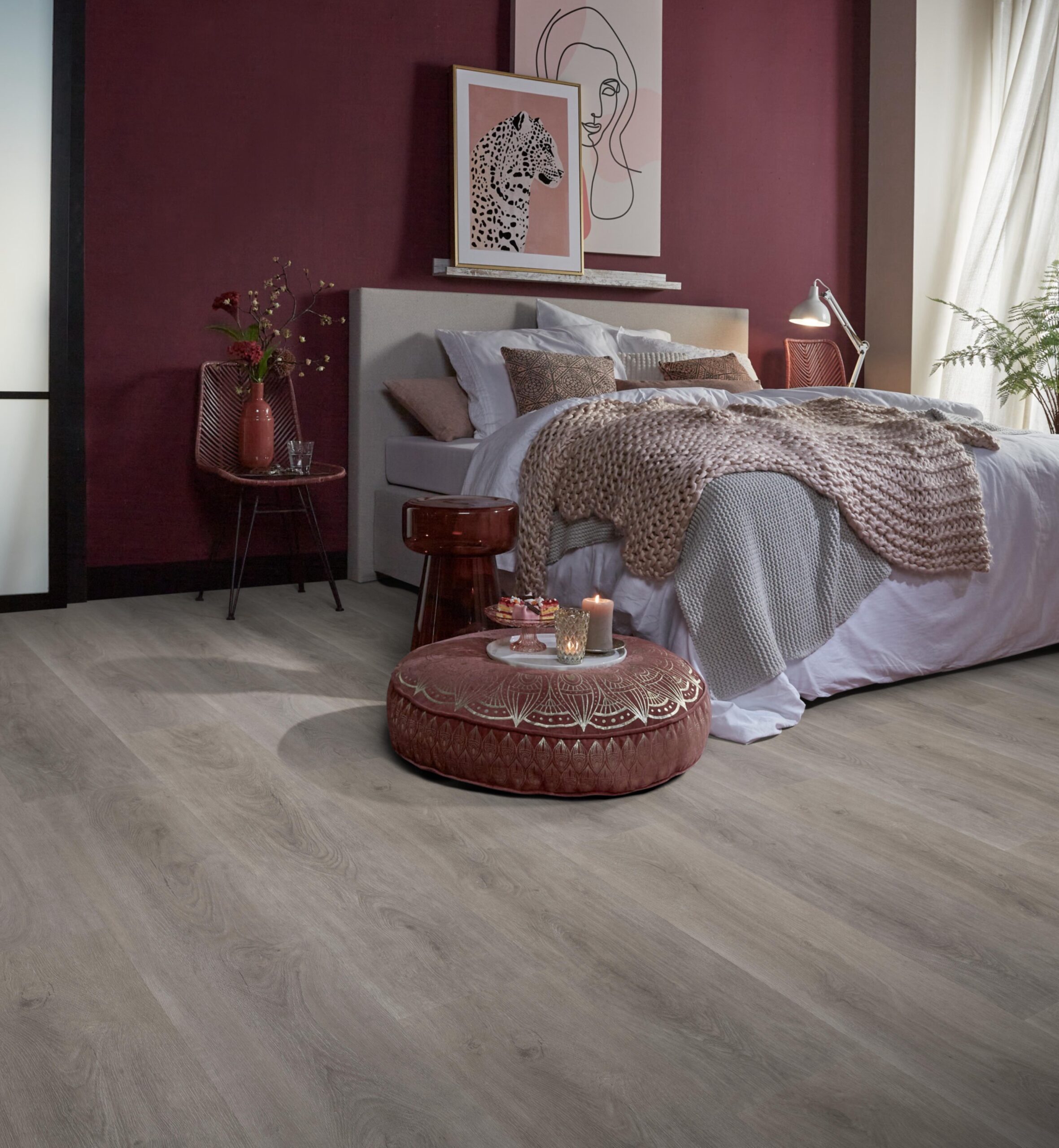 Click PVC - Ambiant Robusto click SRC grey oak - Grijs