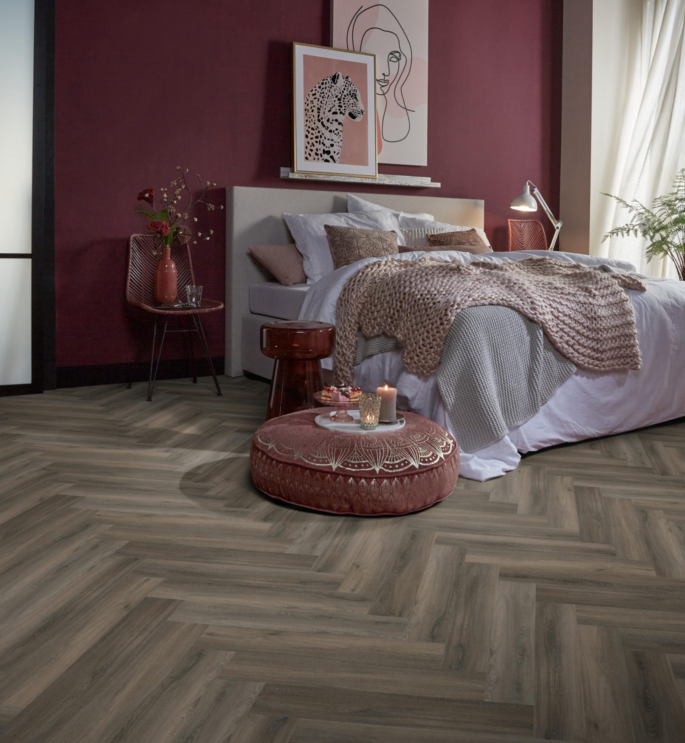 Click PVC - Ambiant Spigato visgraat click SRC dark grey - Grijs