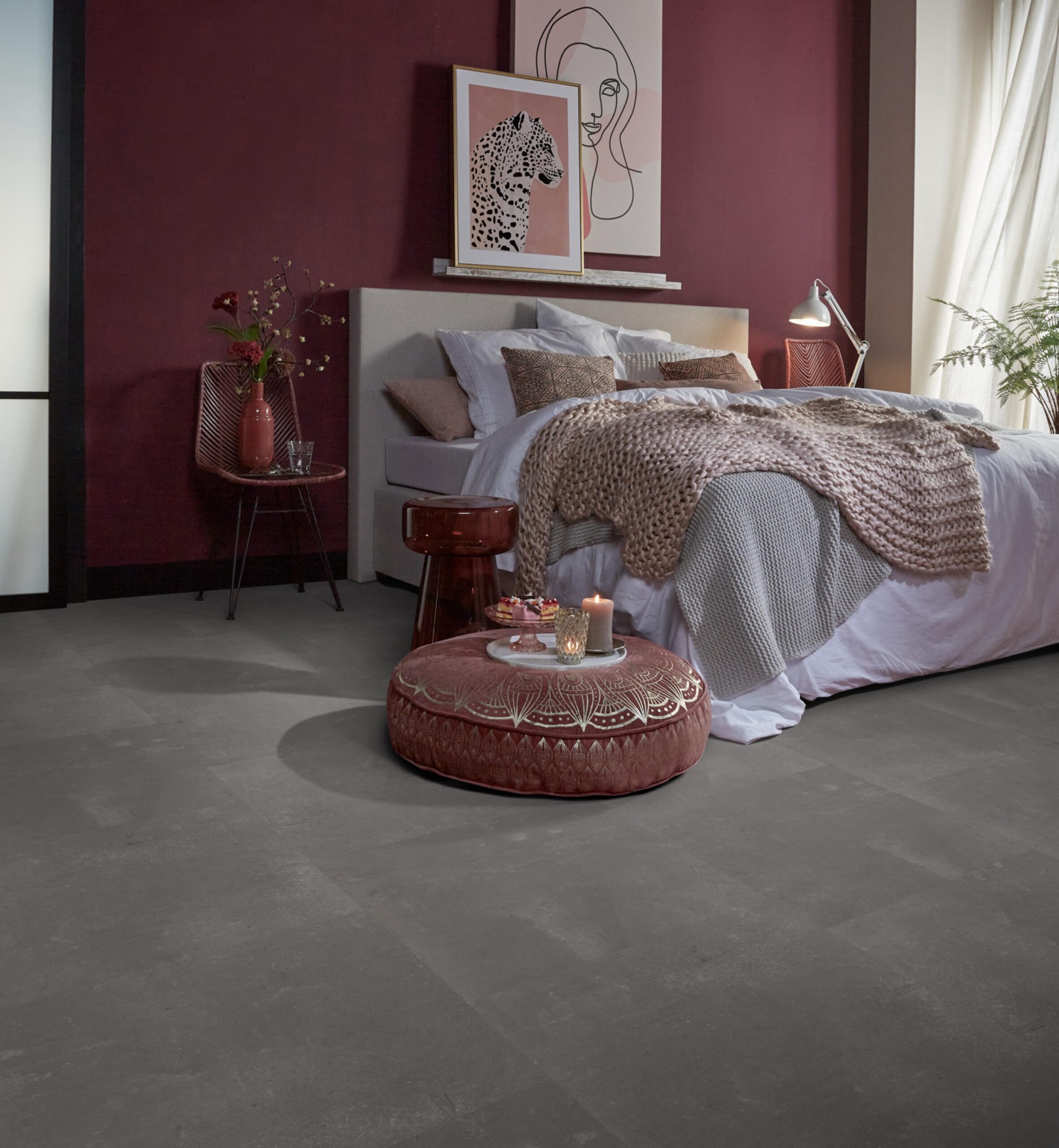 Click PVC - Ambiant Ceramo click SRC anthracite - Grijs