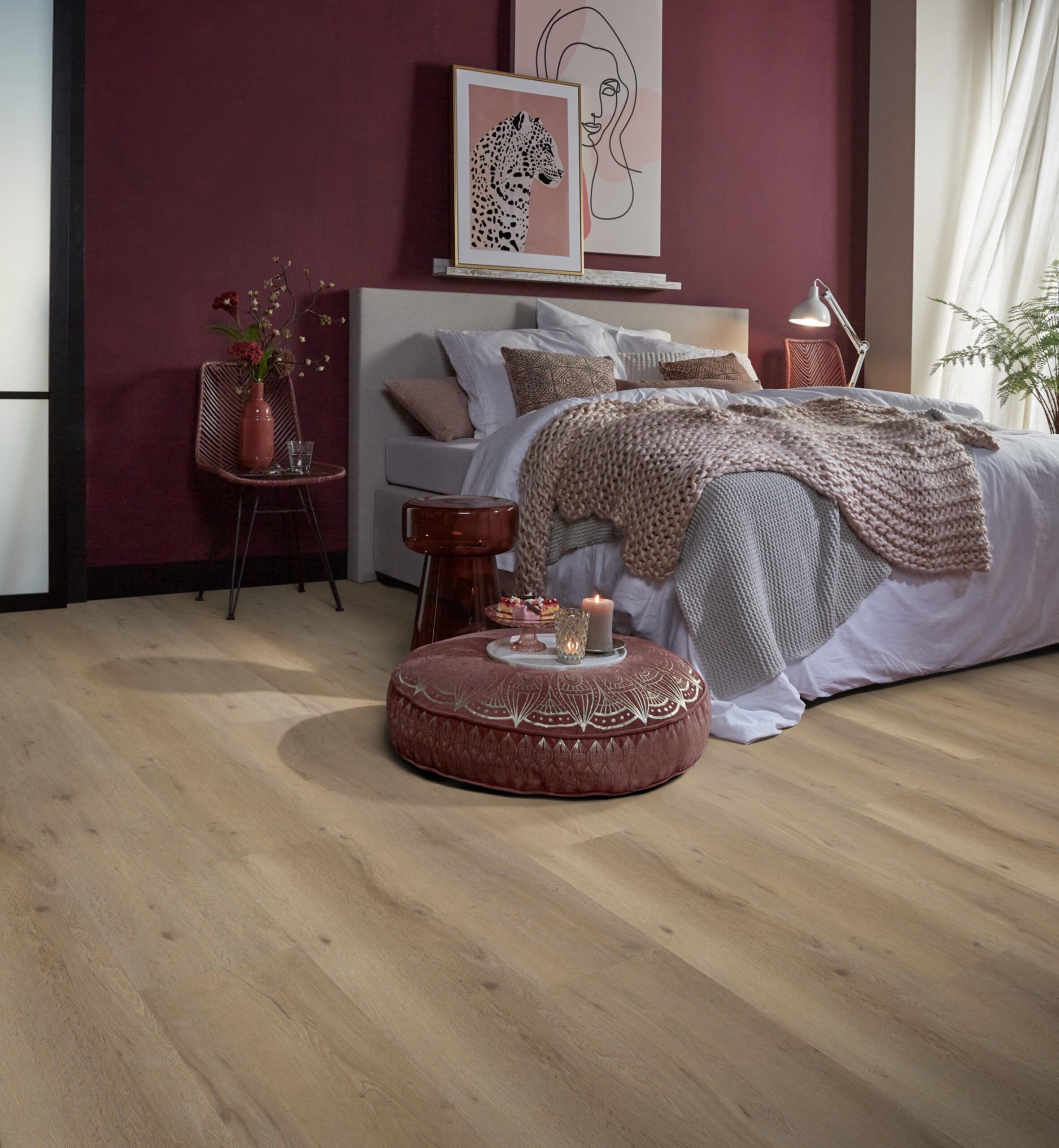 Click PVC - Ambiant Vivero click SRC natural oak - Bruin