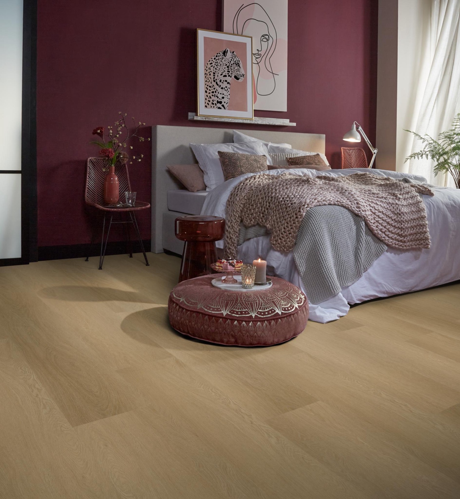 Click PVC - Ambiant Estino click SRC warm oak - Bruin