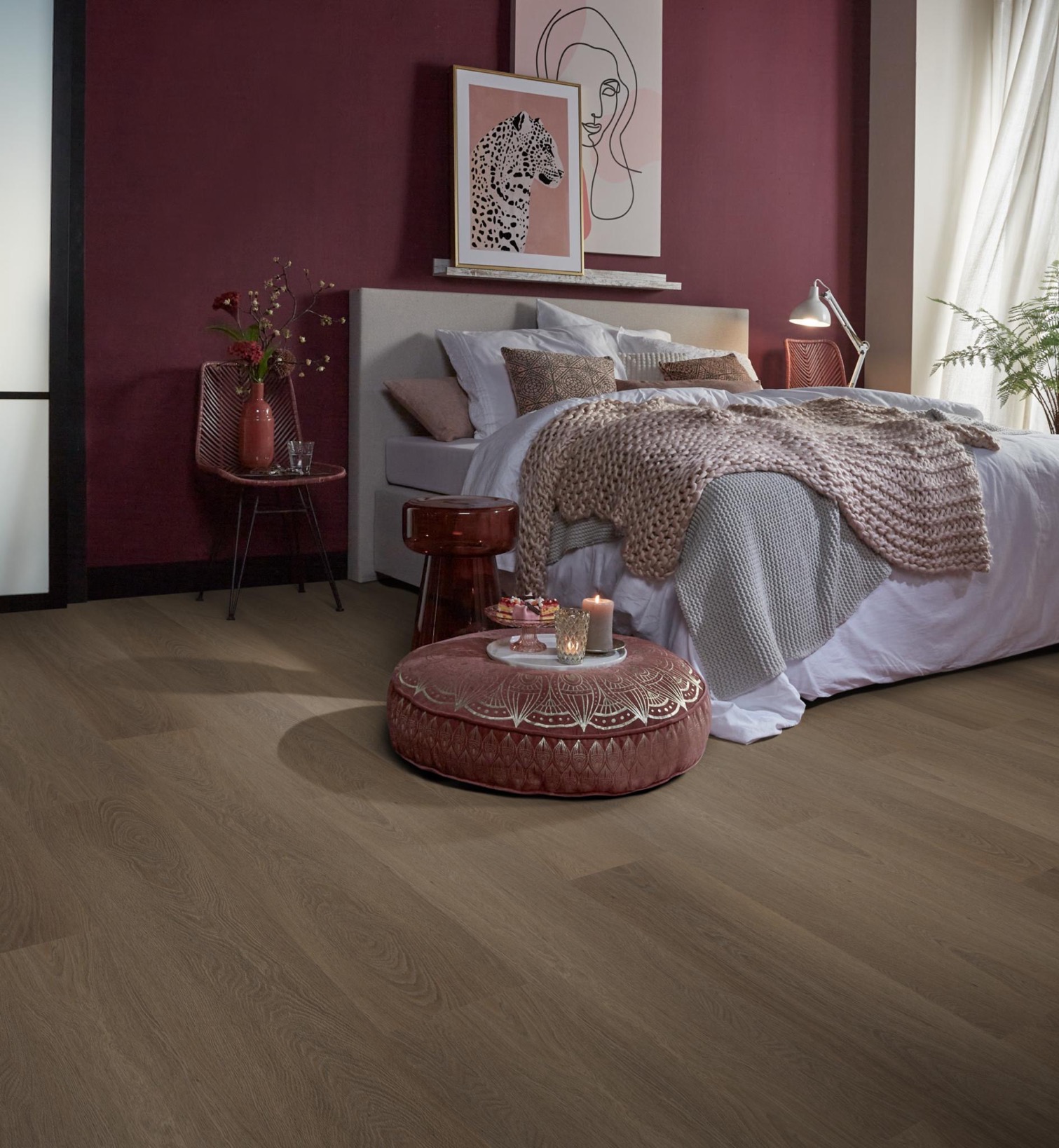 Click PVC - Ambiant Estino click SRC brown - Bruin