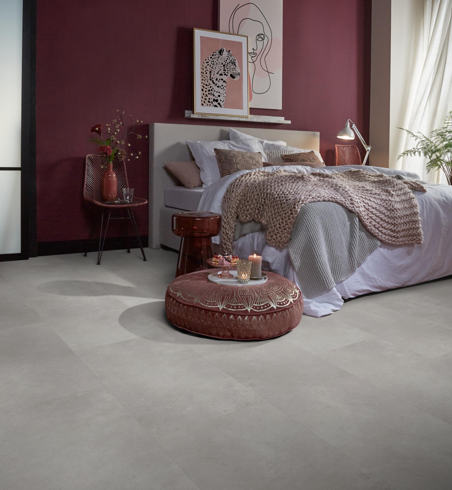 Click PVC - Ambiant Sarino click grey - Grijs