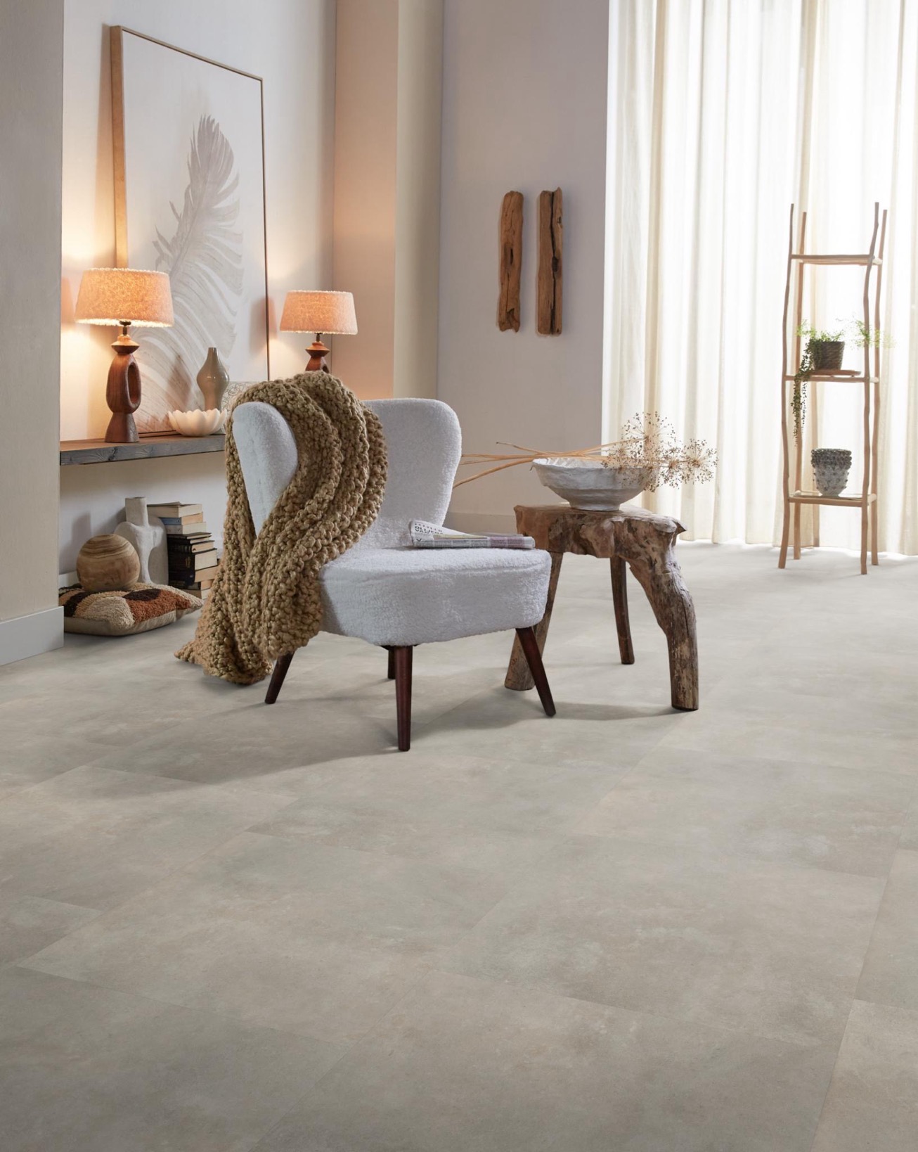 Click PVC - Ambiant Ceramo XL click SRC beige - Bruin