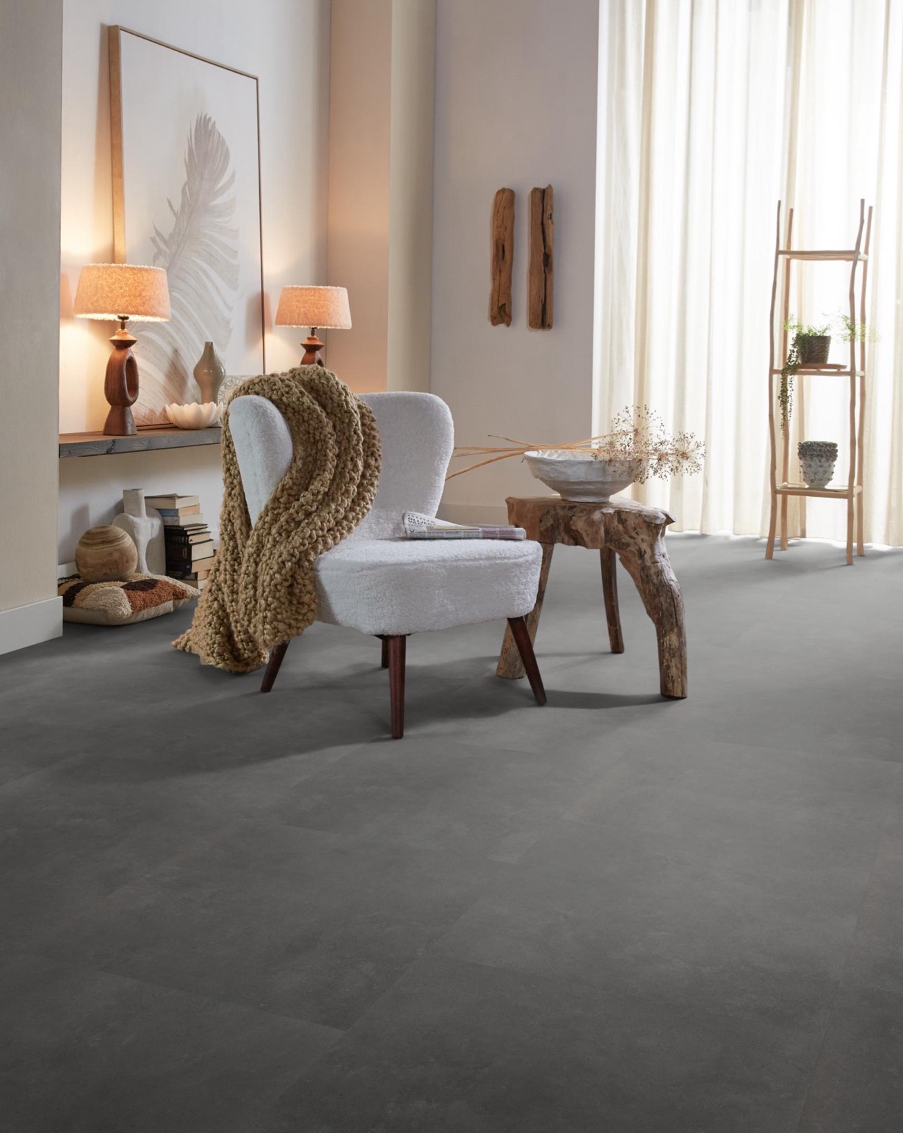 Click PVC - Ambiant Ceramo XL click SRC anthracite - Grijs