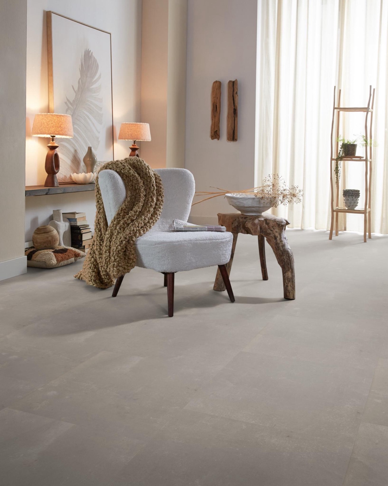 Click PVC - Ambiant Piero XL click SRC taupe - Bruin