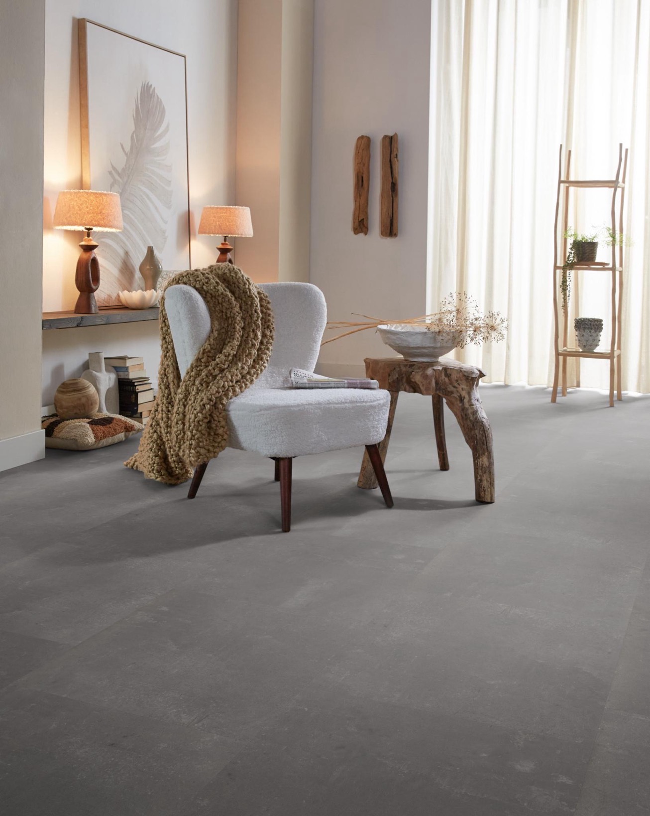 Click PVC - Ambiant Piero XL click SRC dark grey - Grijs