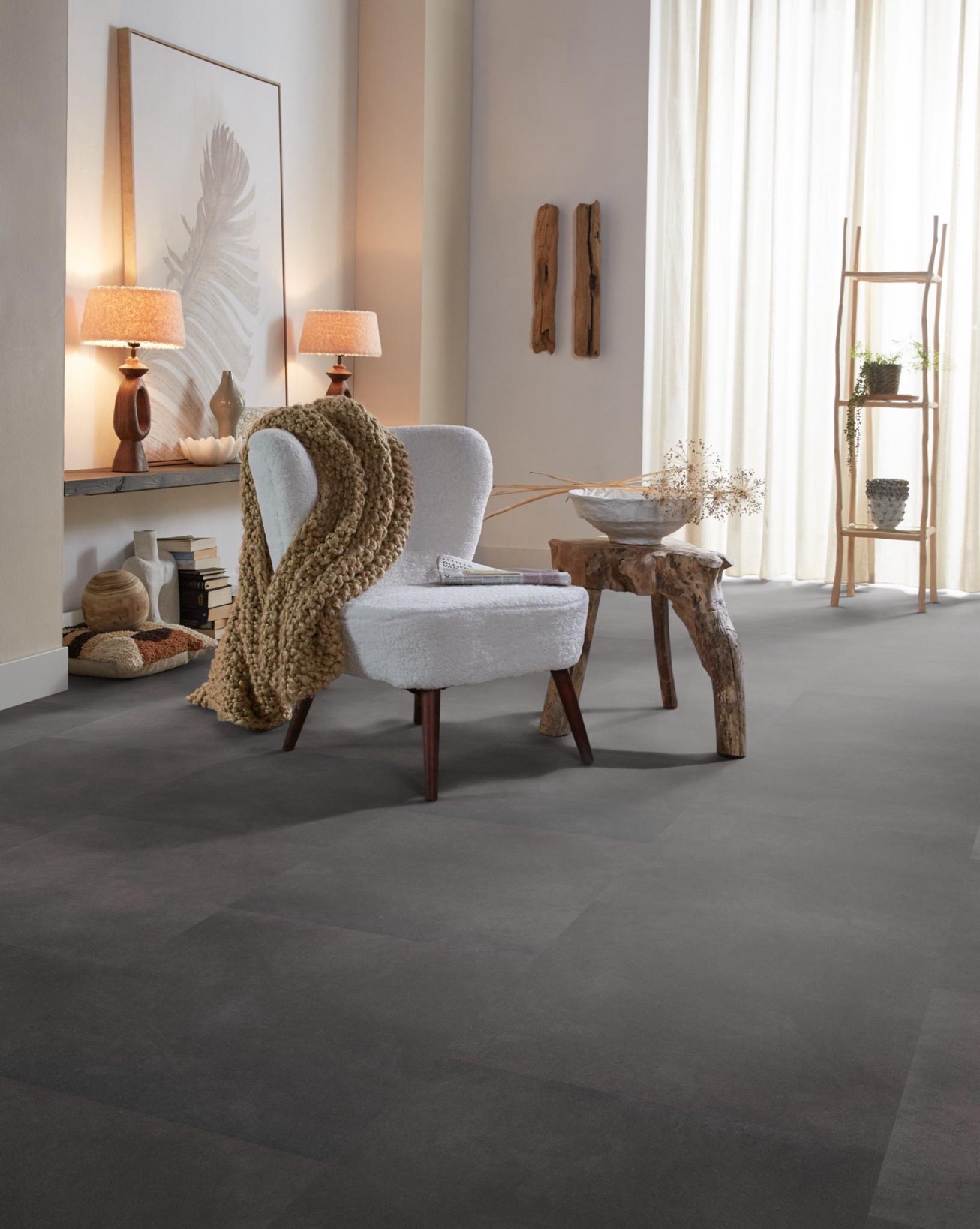 Click PVC - Ambiant Baroso XL click SRC anthracite - Grijs