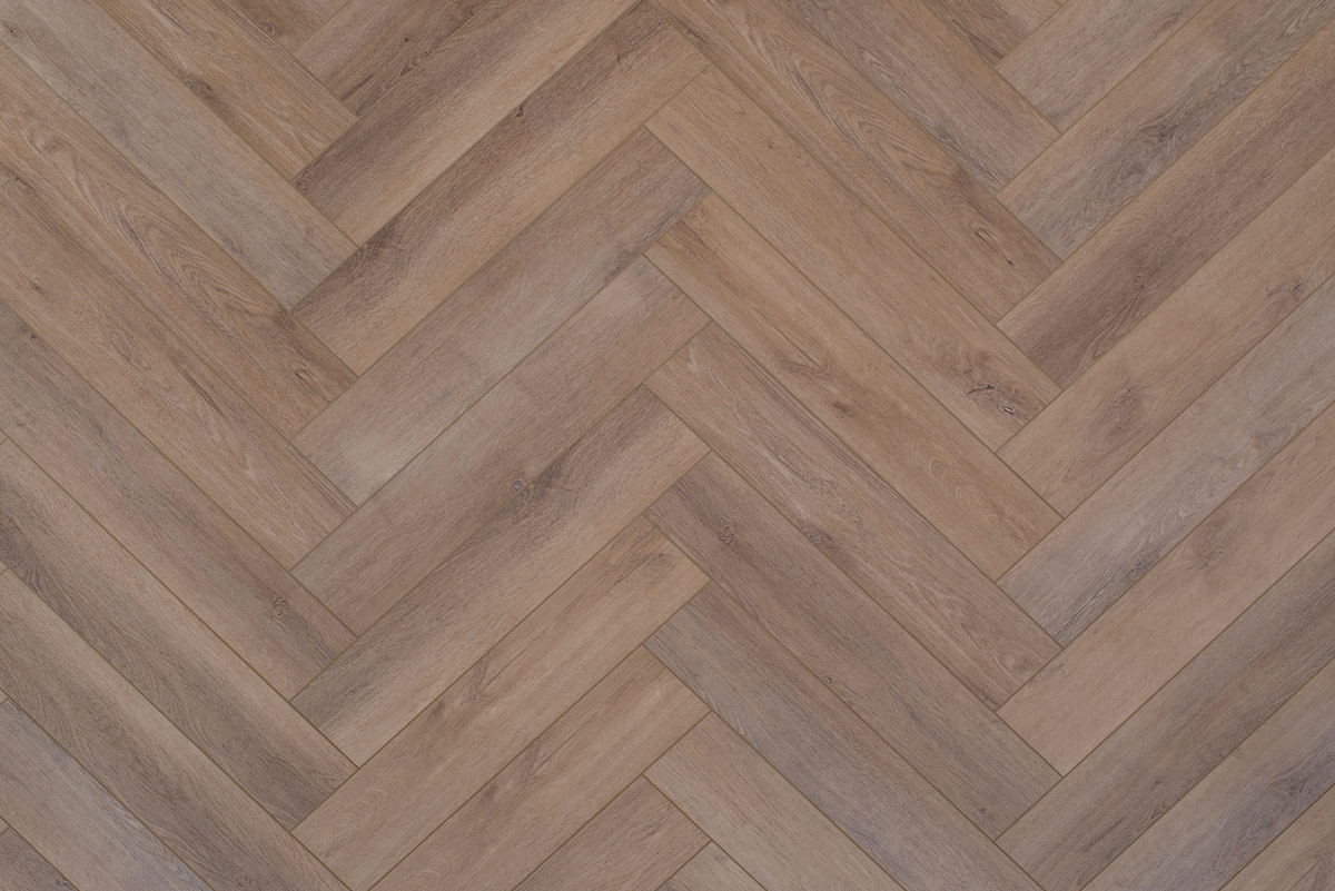 Click PVC - Floer Visgraat Click Click PVC - Waal Cognacbruin - Bruin