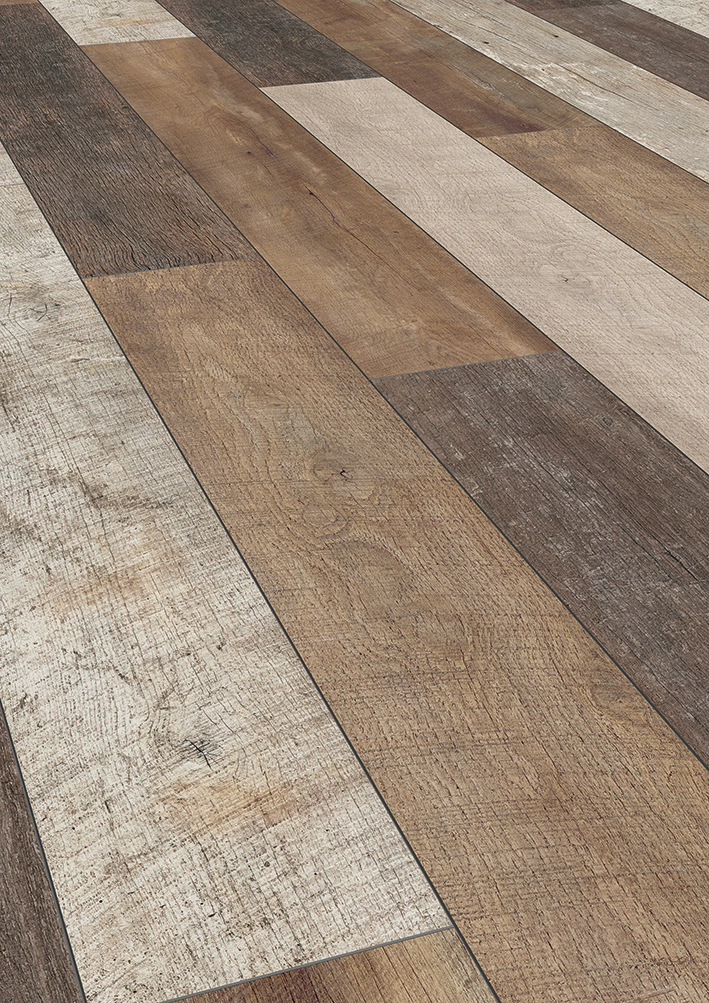 Laminaat - Floer Sloophout Laminaat - Versleten Planken Donker - Bruin