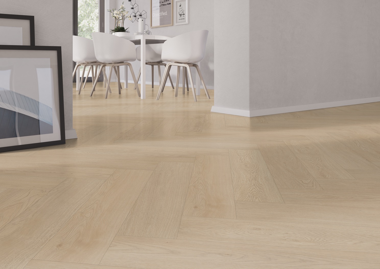 Click PVC - Belakos Monastro visgraat XL 92 | Rigid Click - Bruin