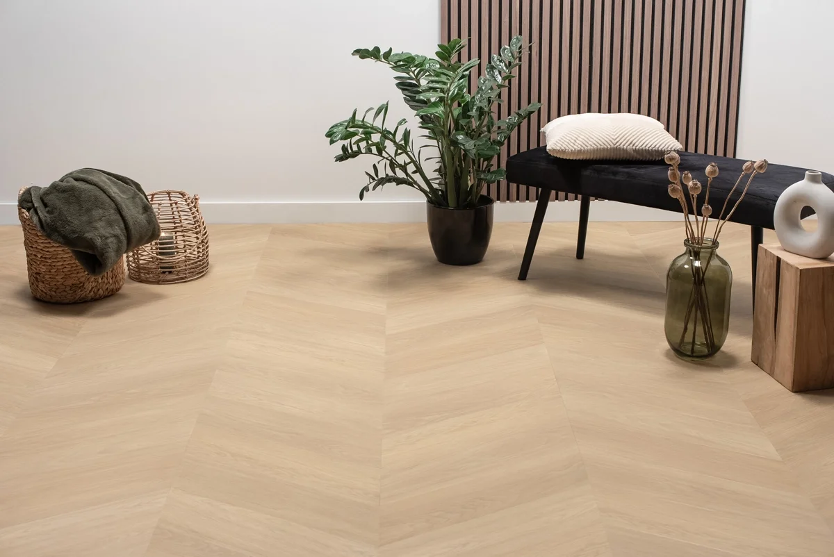 Floer Hongaarse Punt PVC – Natuur Eiken - Afbeelding 4