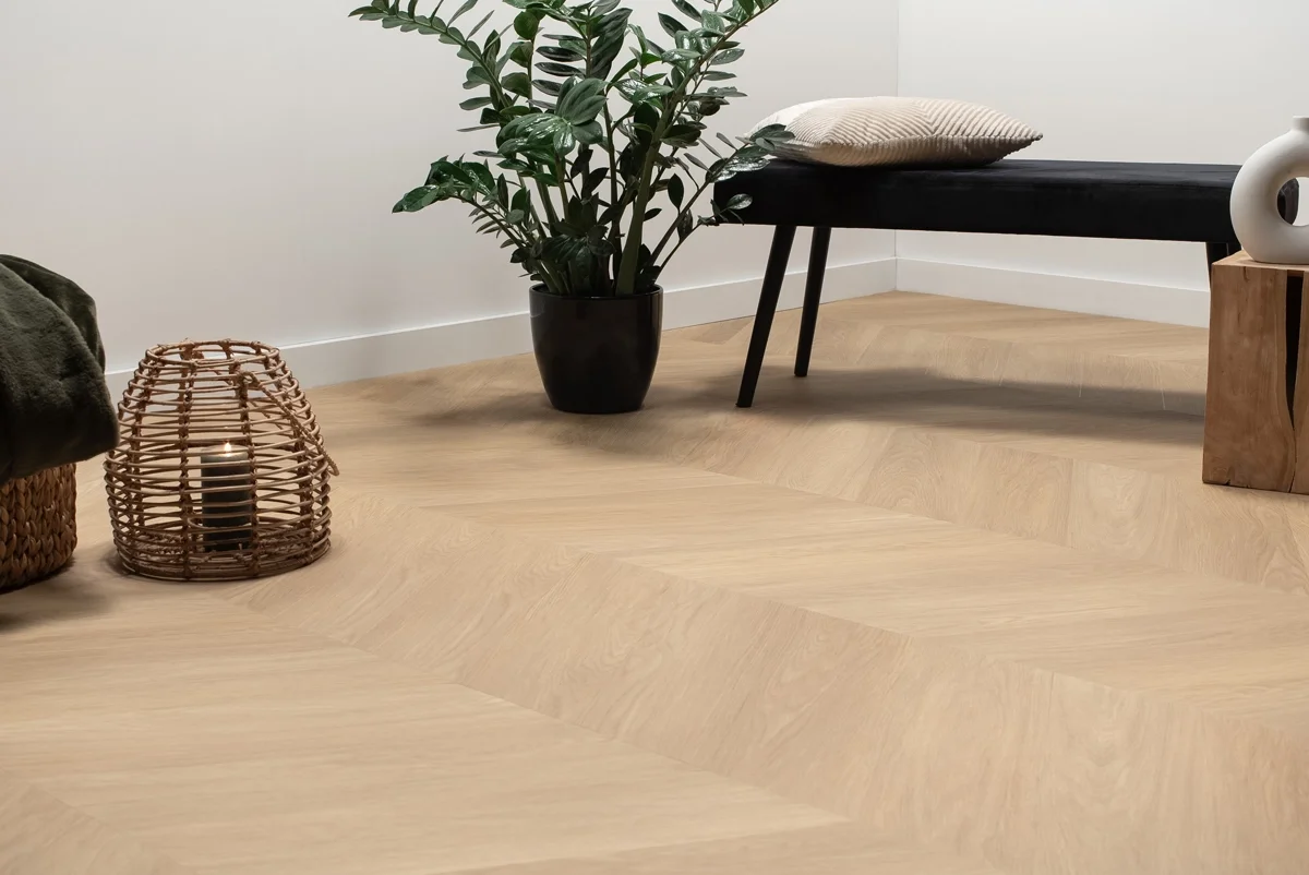 Floer Hongaarse Punt PVC – Natuur Eiken - Afbeelding 9