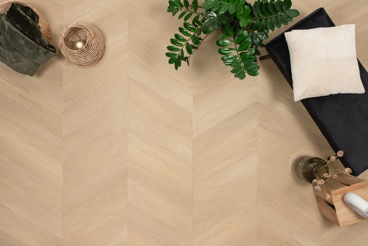 Floer Hongaarse Punt PVC – Natuur Eiken - Afbeelding 6