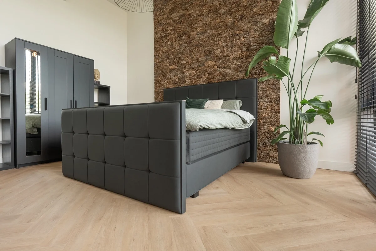 Floer Walvisgraat Click PVC – Gaia Grijsbeige - Afbeelding 16