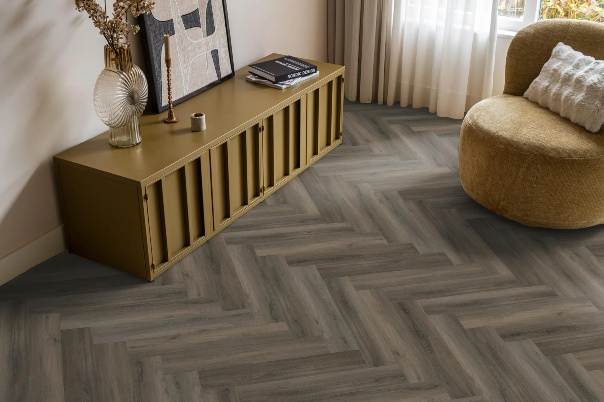 Ambiant Spigato Avanto visgraat click SRC dark grey - Afbeelding 10