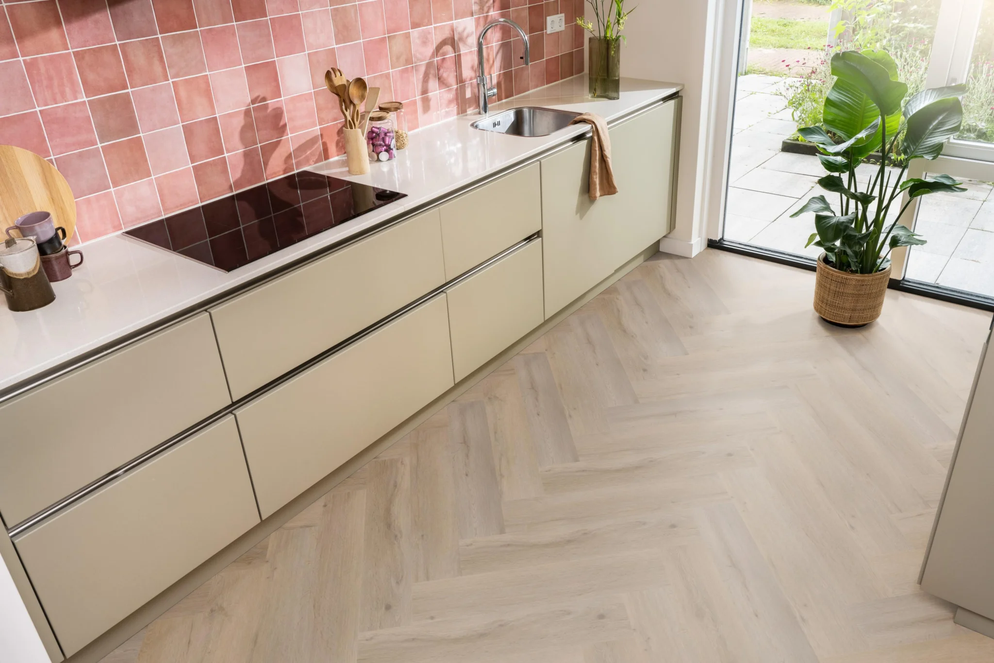 Ambiant Spigato Vivero visgraat click SRC smoky - Afbeelding 5