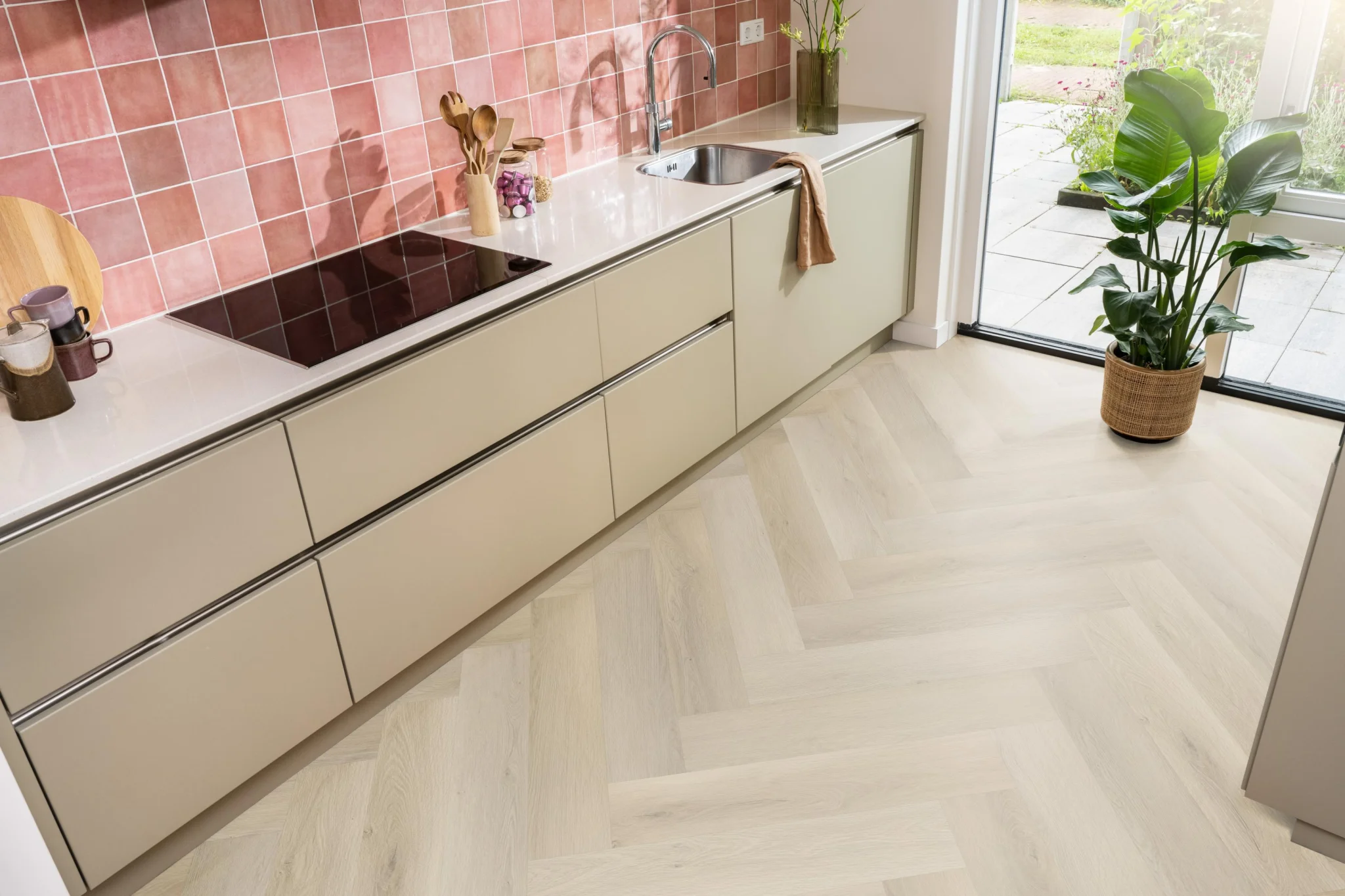 Ambiant Spigato xl Marento visgraat click SRC light oak - Afbeelding 5