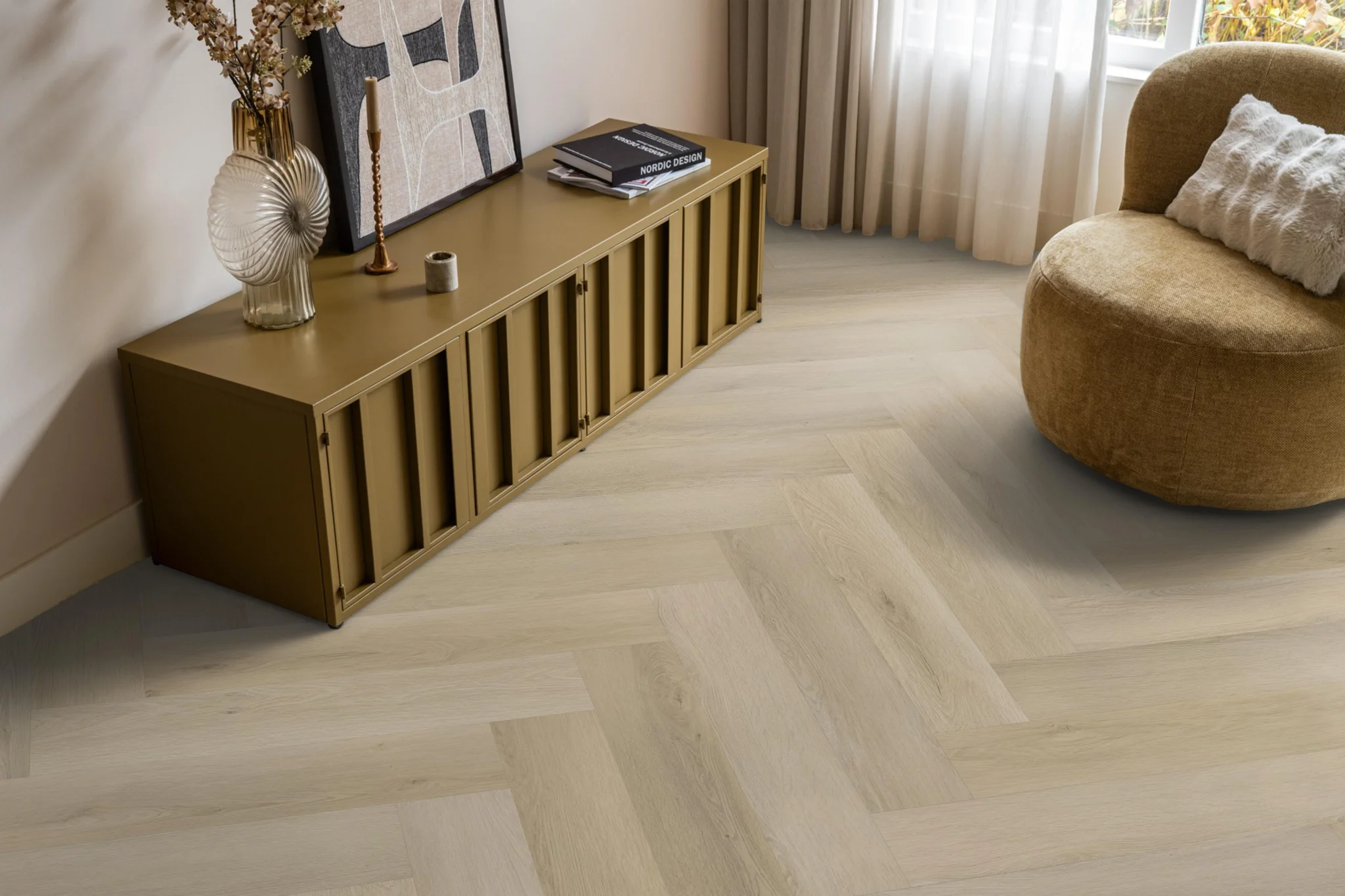 Ambiant Spigato xl Marento visgraat click SRC light oak - Afbeelding 10
