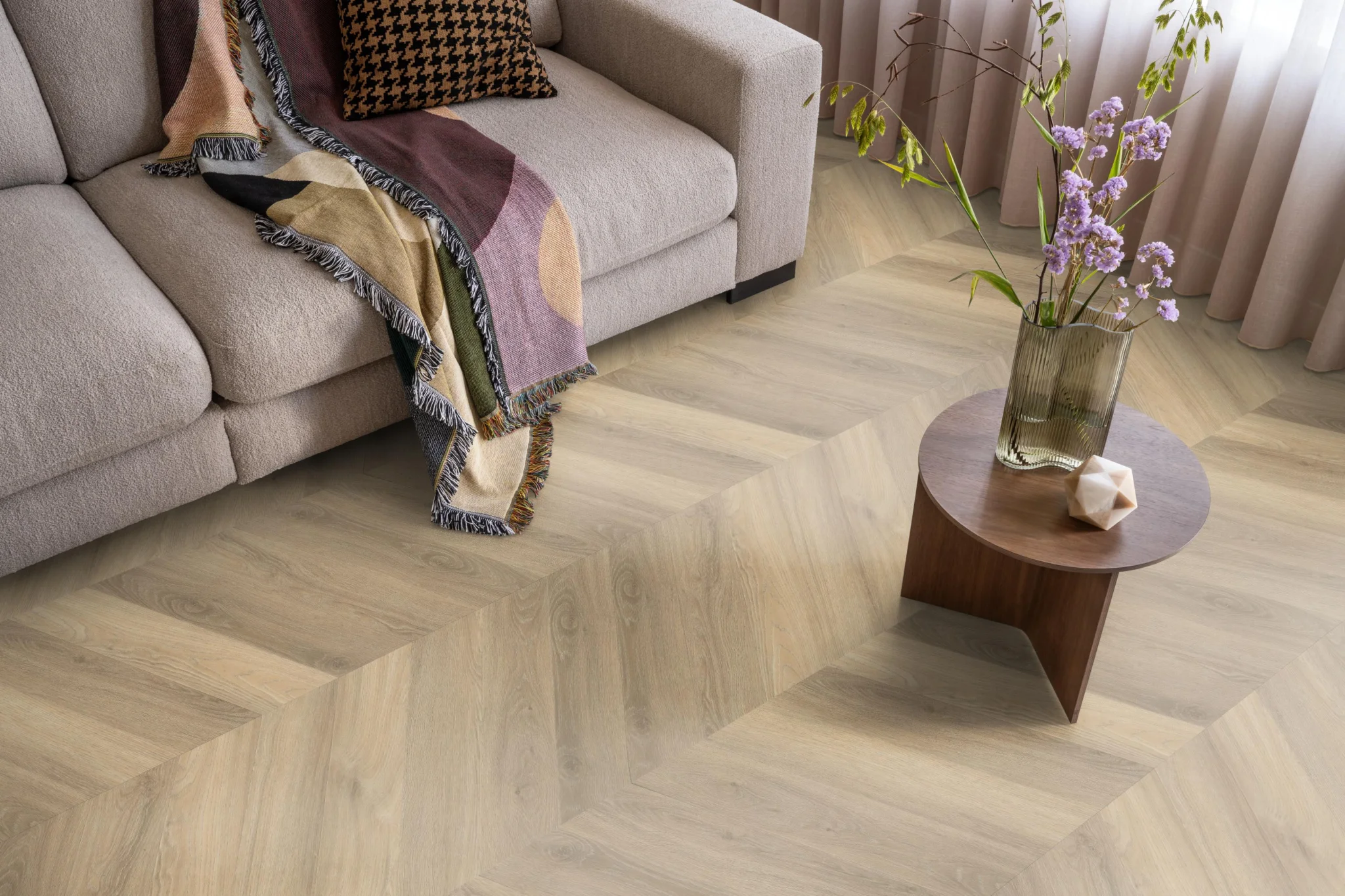 Ambiant Spigato Avanto hongaarse punt dryback beige - Afbeelding 6