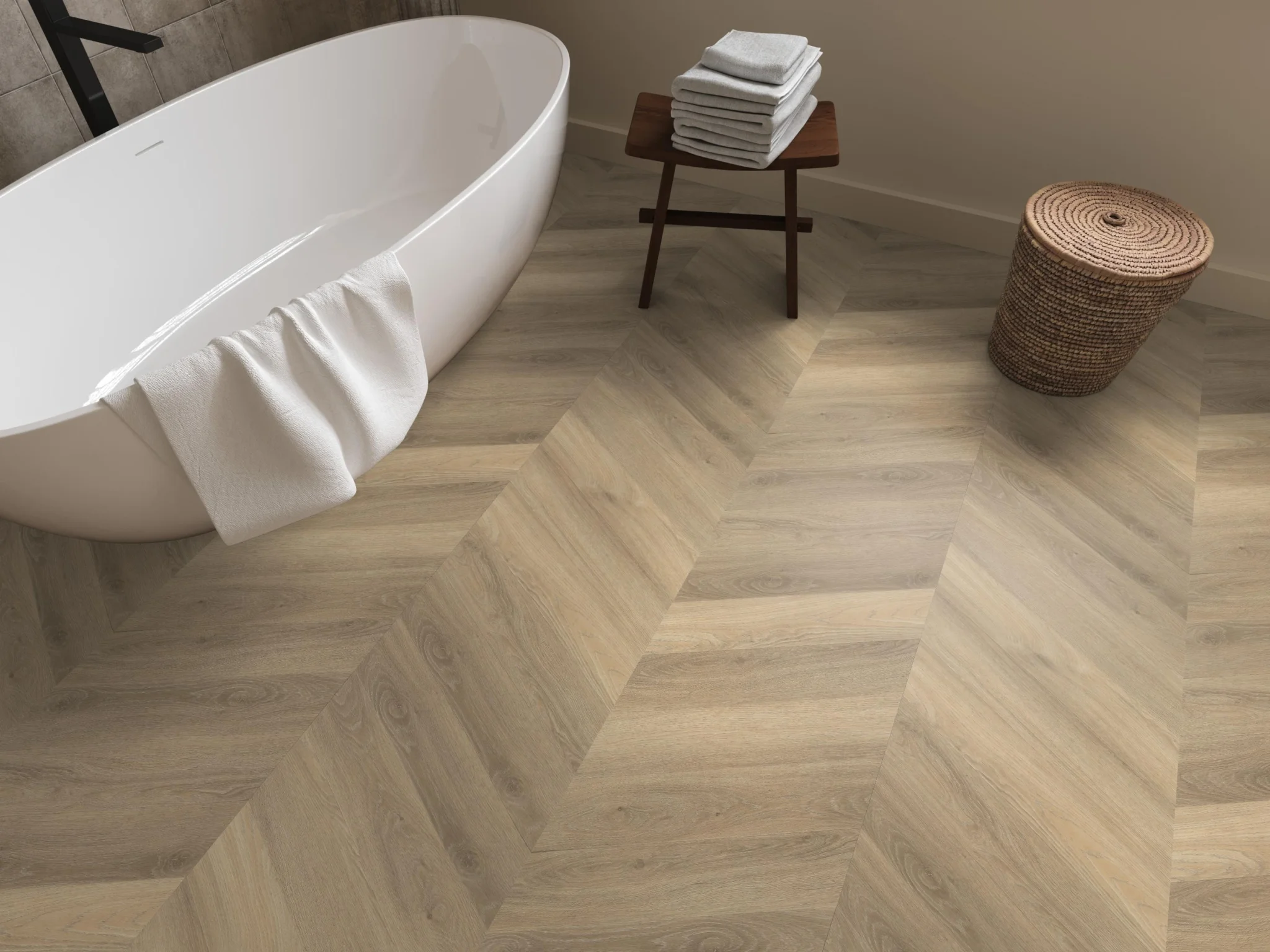 Ambiant Spigato Avanto hongaarse punt dryback beige - Afbeelding 7