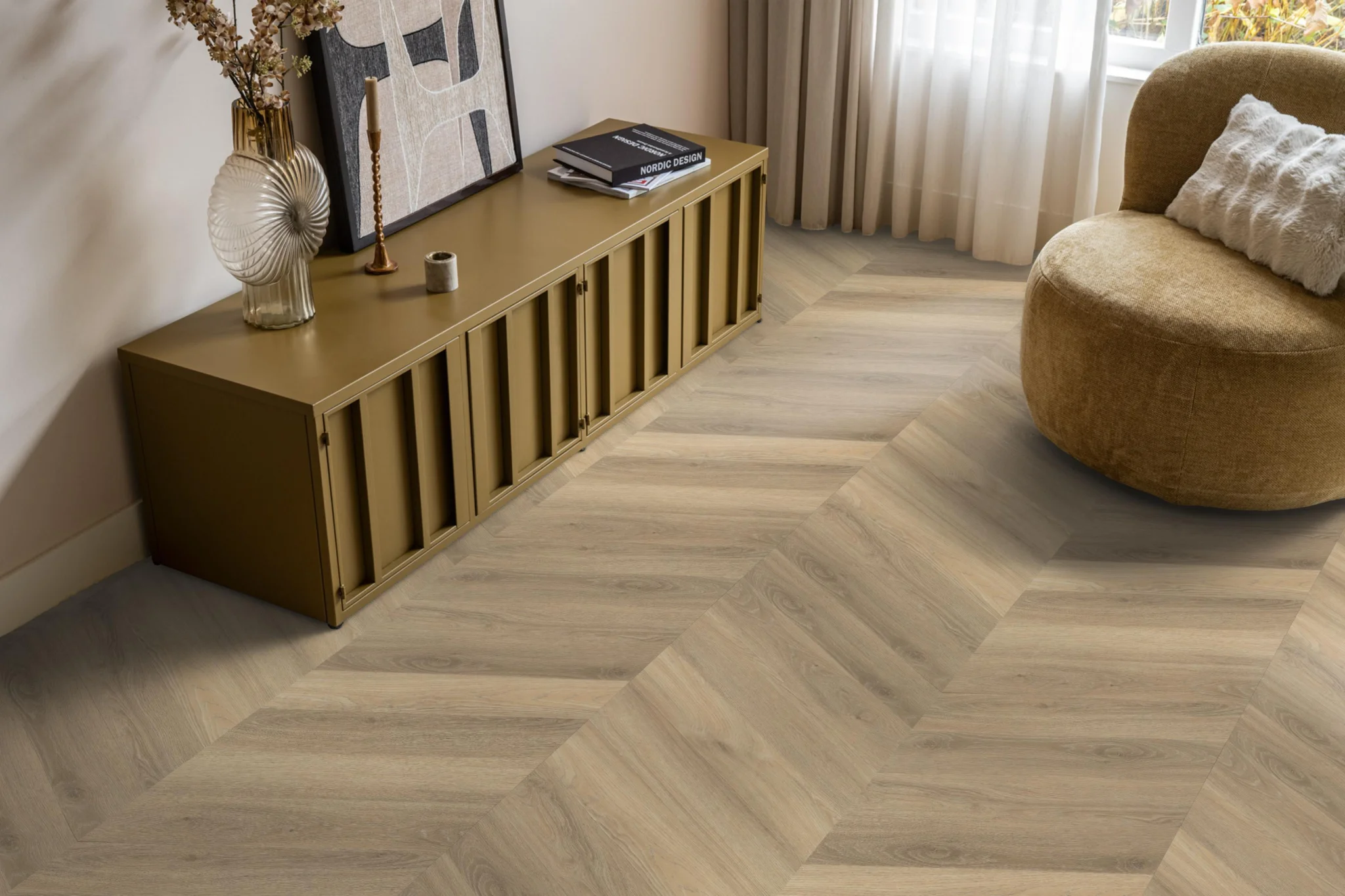 Ambiant Spigato Avanto hongaarse punt dryback beige - Afbeelding 10