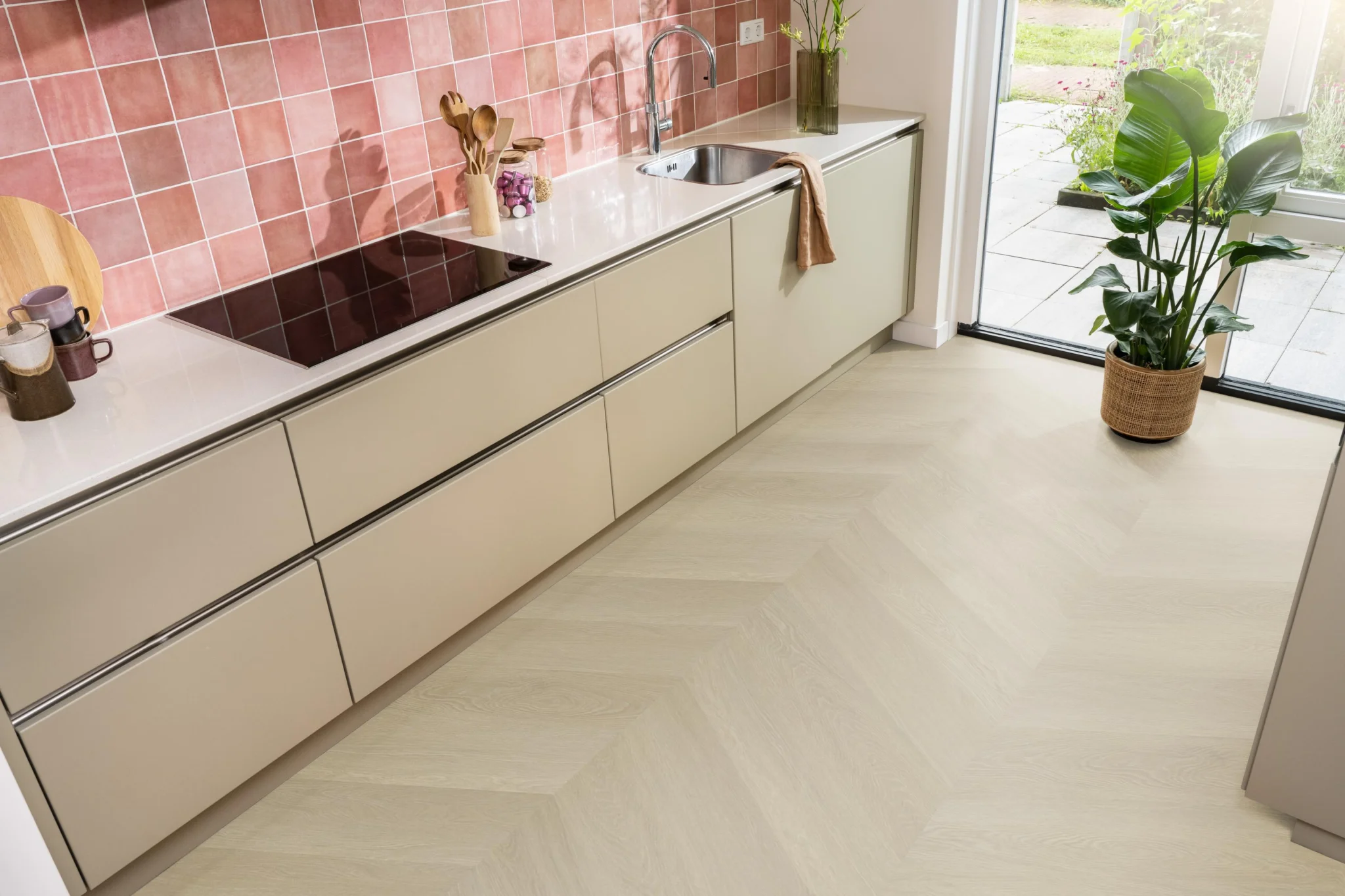 Ambiant Spigato Estino hongaarse punt dryback natural oak - Afbeelding 5