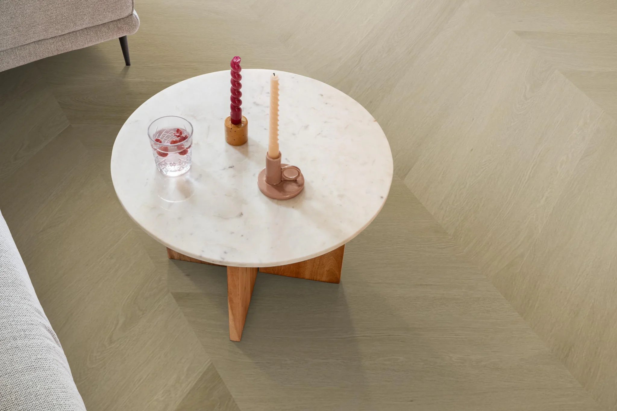Ambiant Spigato Estino hongaarse punt dryback warm oak - Afbeelding 3