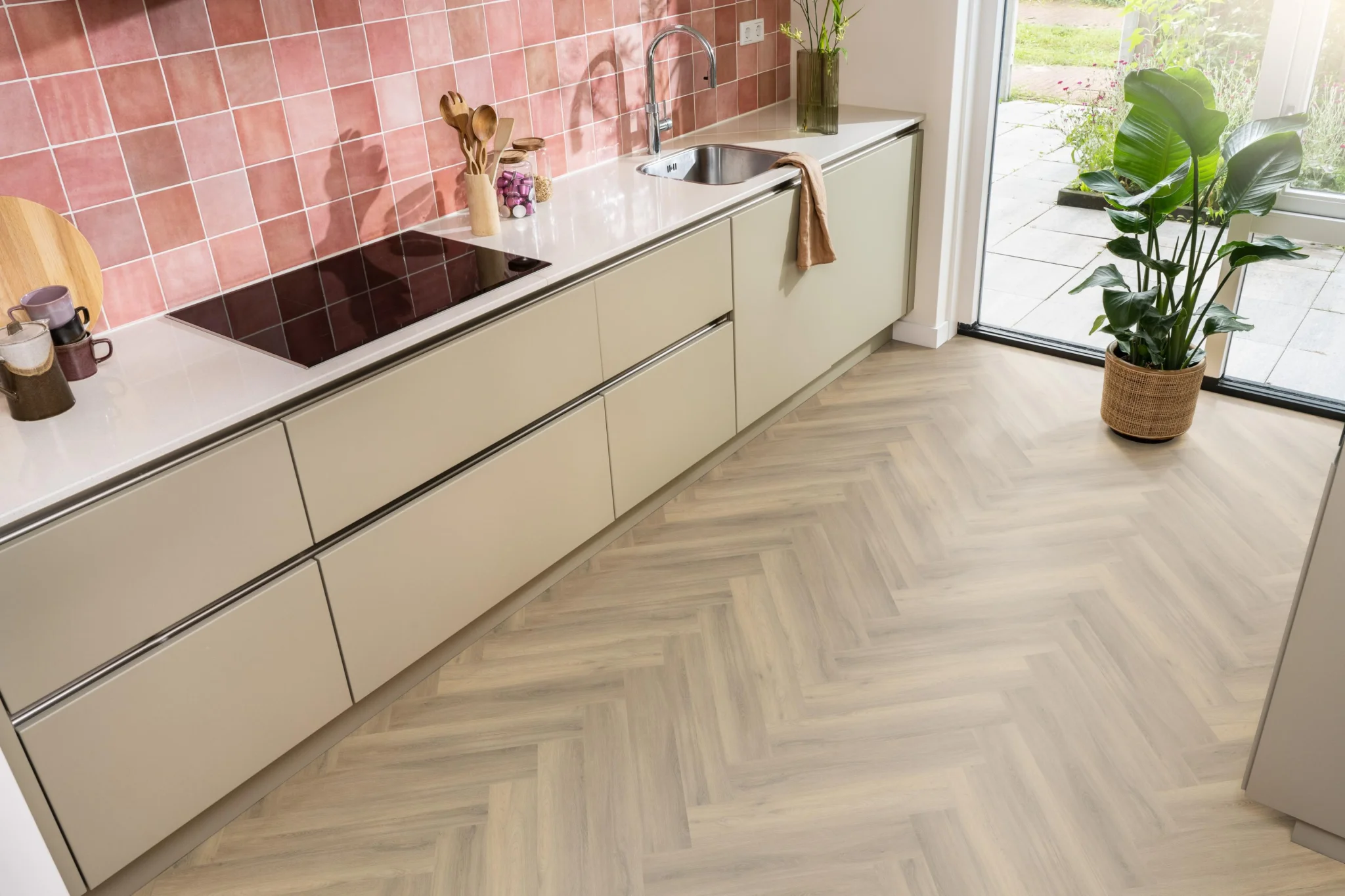 Ambiant Spigato Avanto visgraat dryback natural - Afbeelding 5