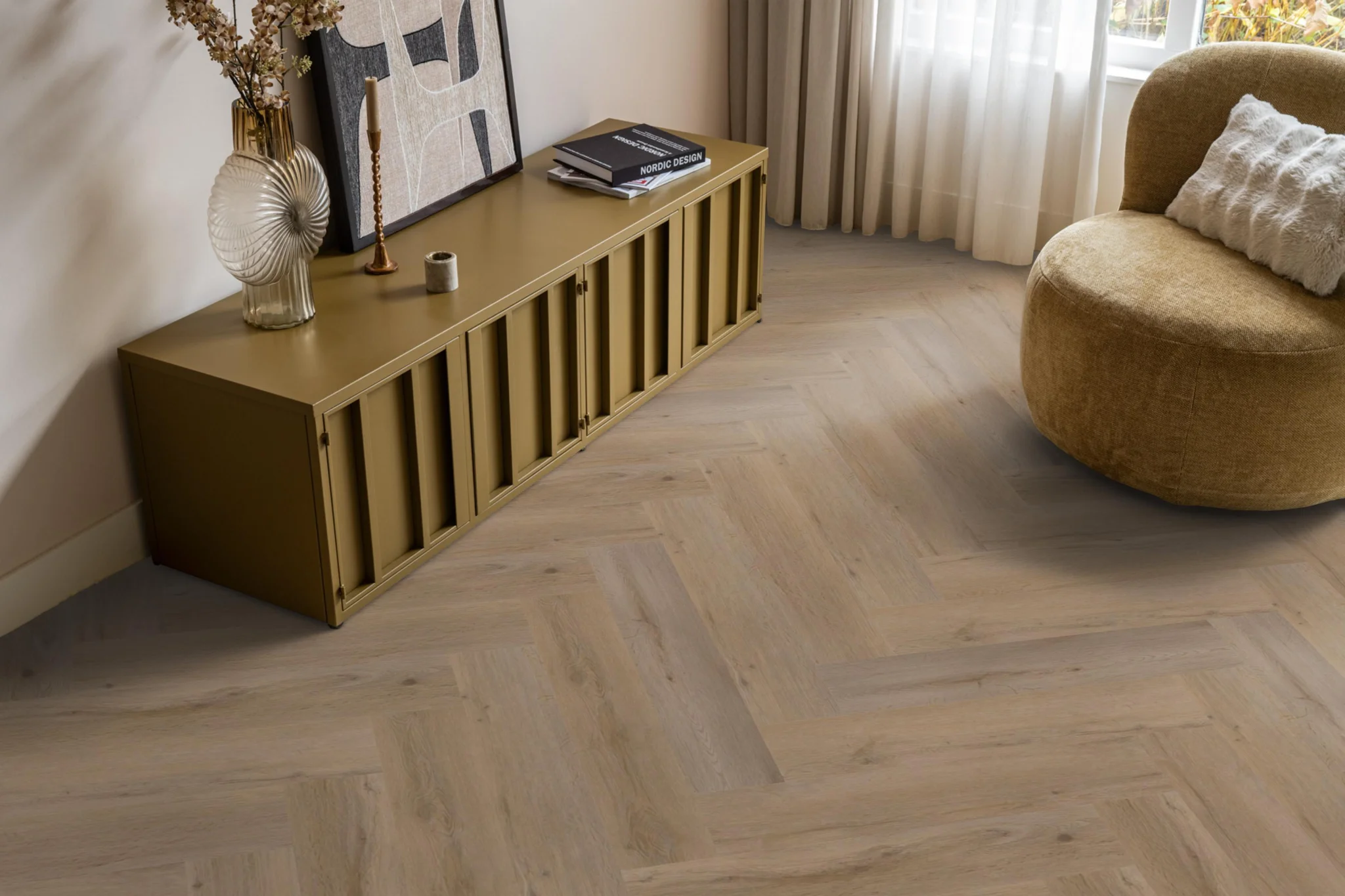 Ambiant Spigato Vivero visgraat dryback natural oak - Afbeelding 10