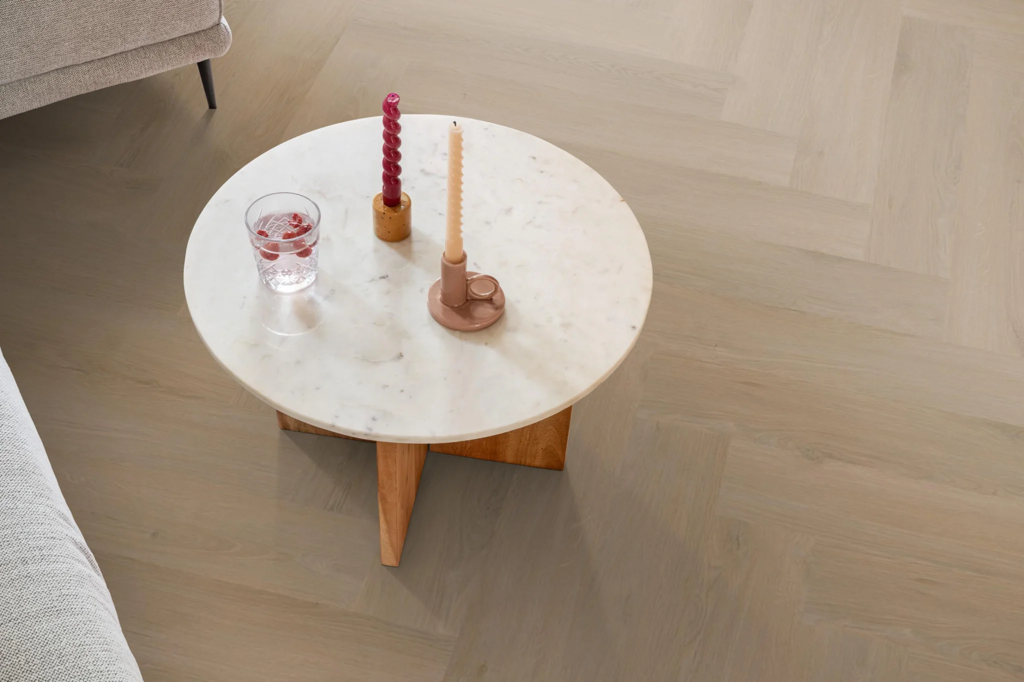 Ambiant Spigato Navaro visgraat dryback natural oak - Afbeelding 3