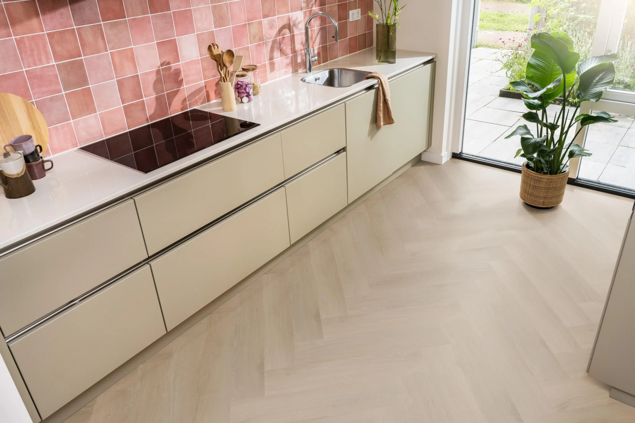 Ambiant Spigato Navaro visgraat dryback natural oak - Afbeelding 5