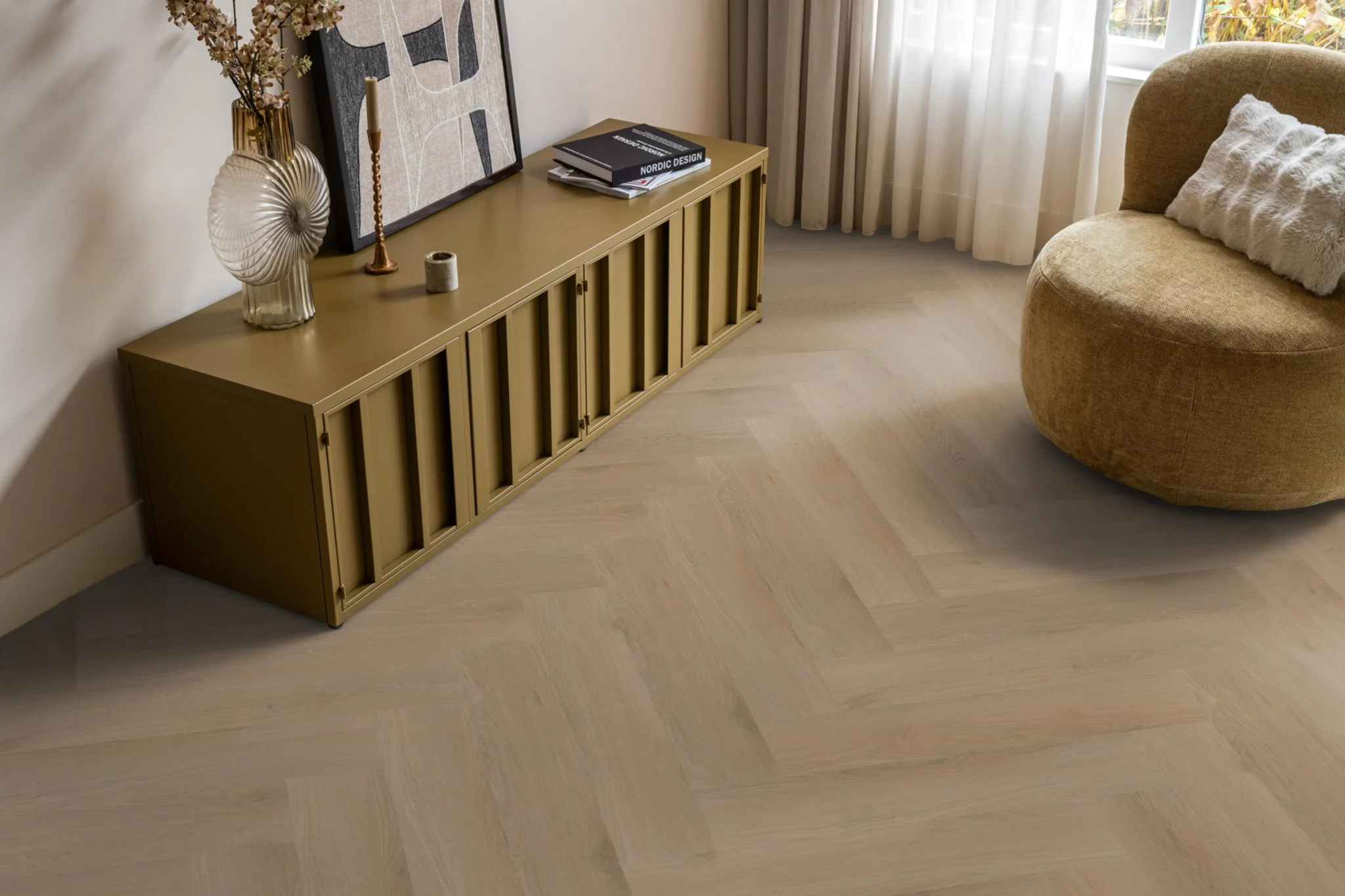 Ambiant Spigato Navaro visgraat dryback natural oak - Afbeelding 10