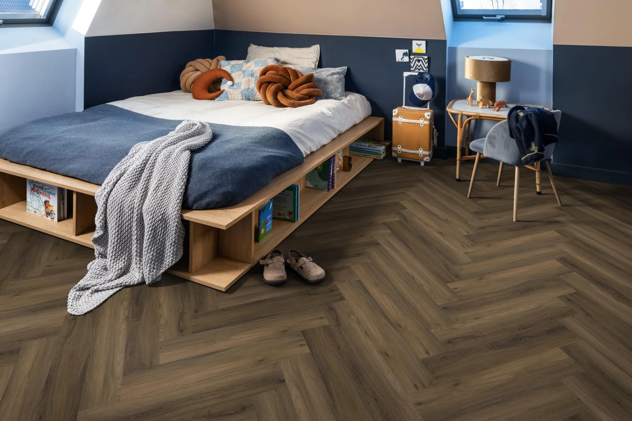 Ambiant Spigato Avanto visgraat dryback warm brown - Afbeelding 2