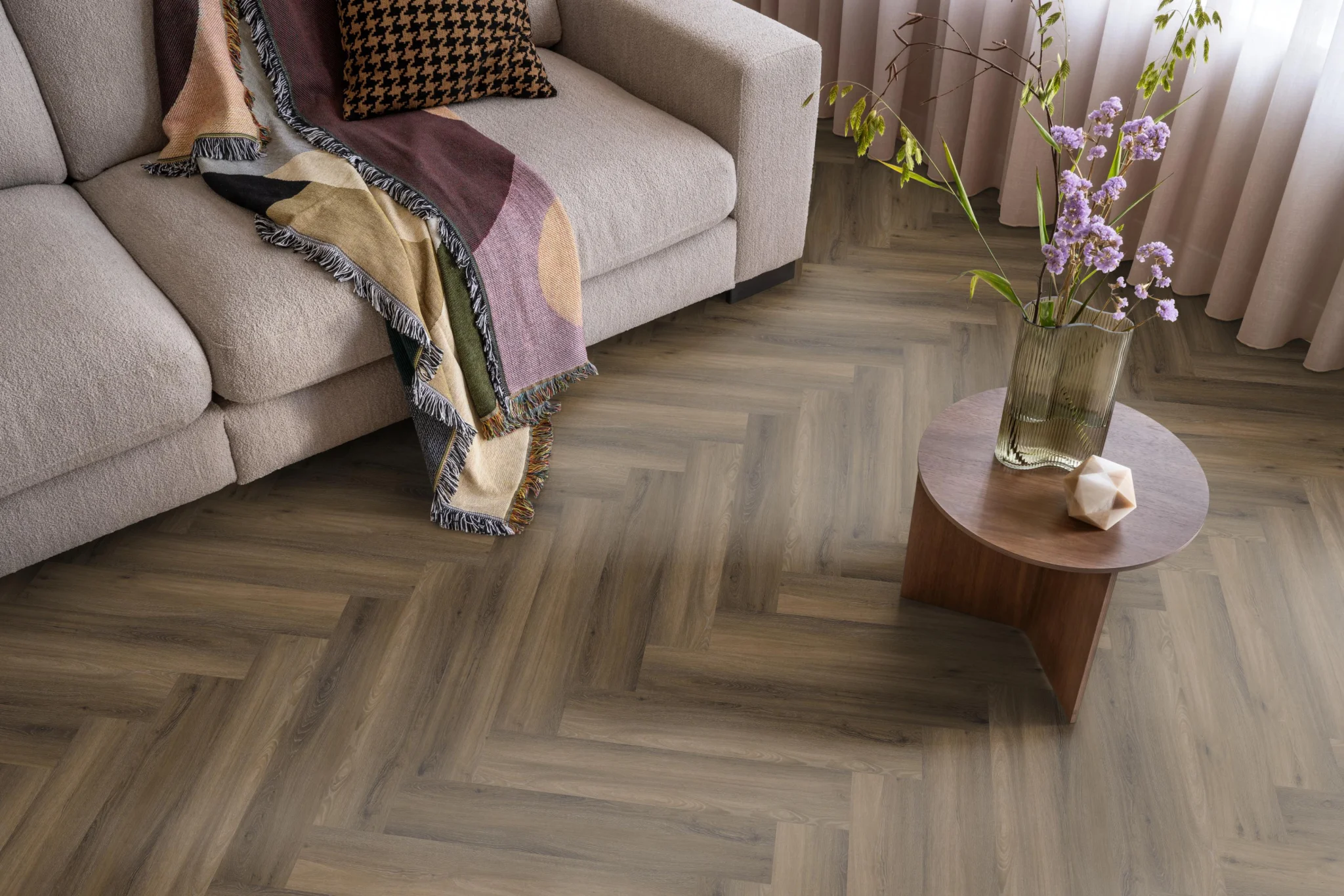 Ambiant Spigato Avanto visgraat dryback warm brown - Afbeelding 6