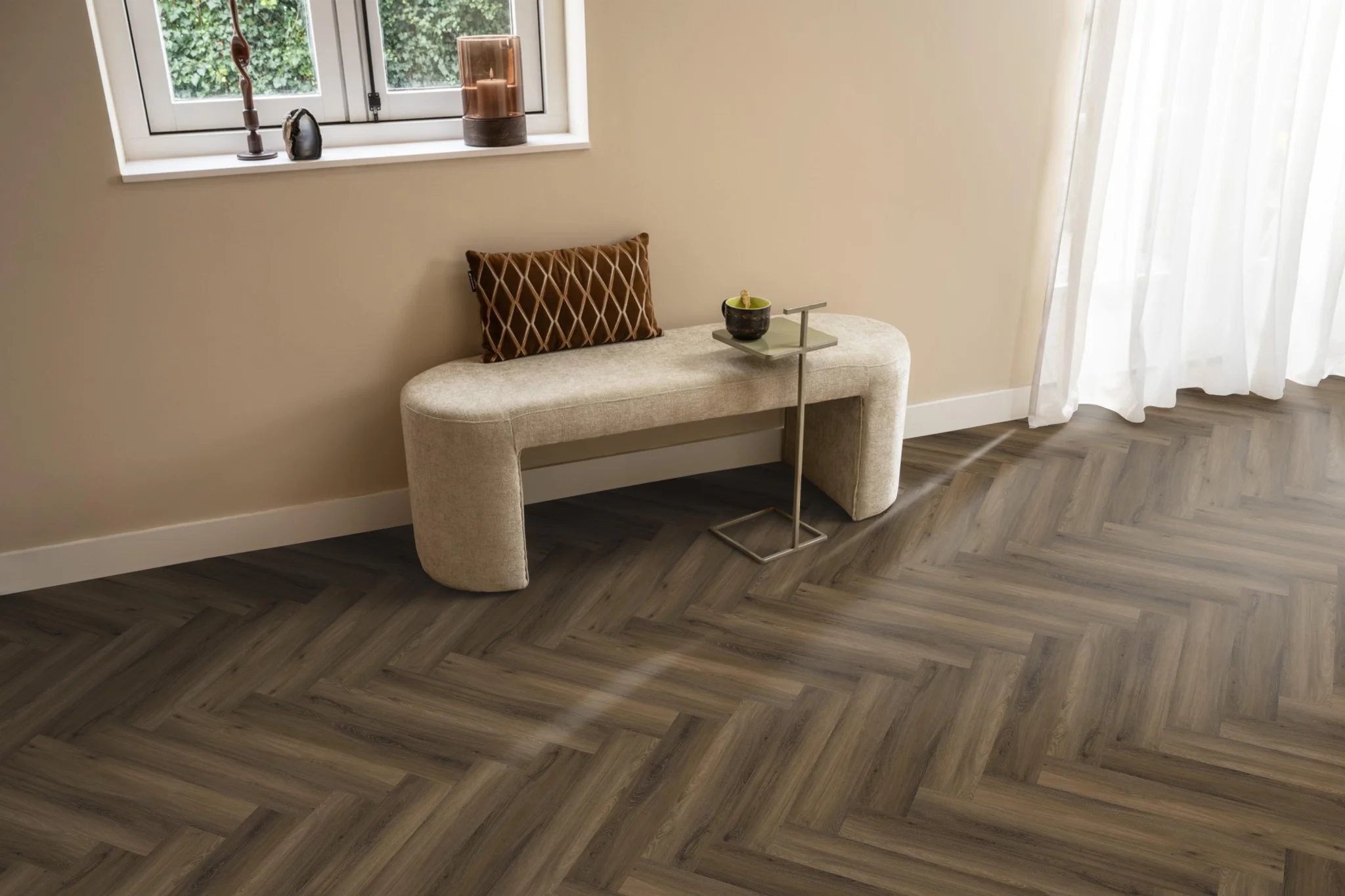 Ambiant Spigato Avanto visgraat dryback warm brown - Afbeelding 8