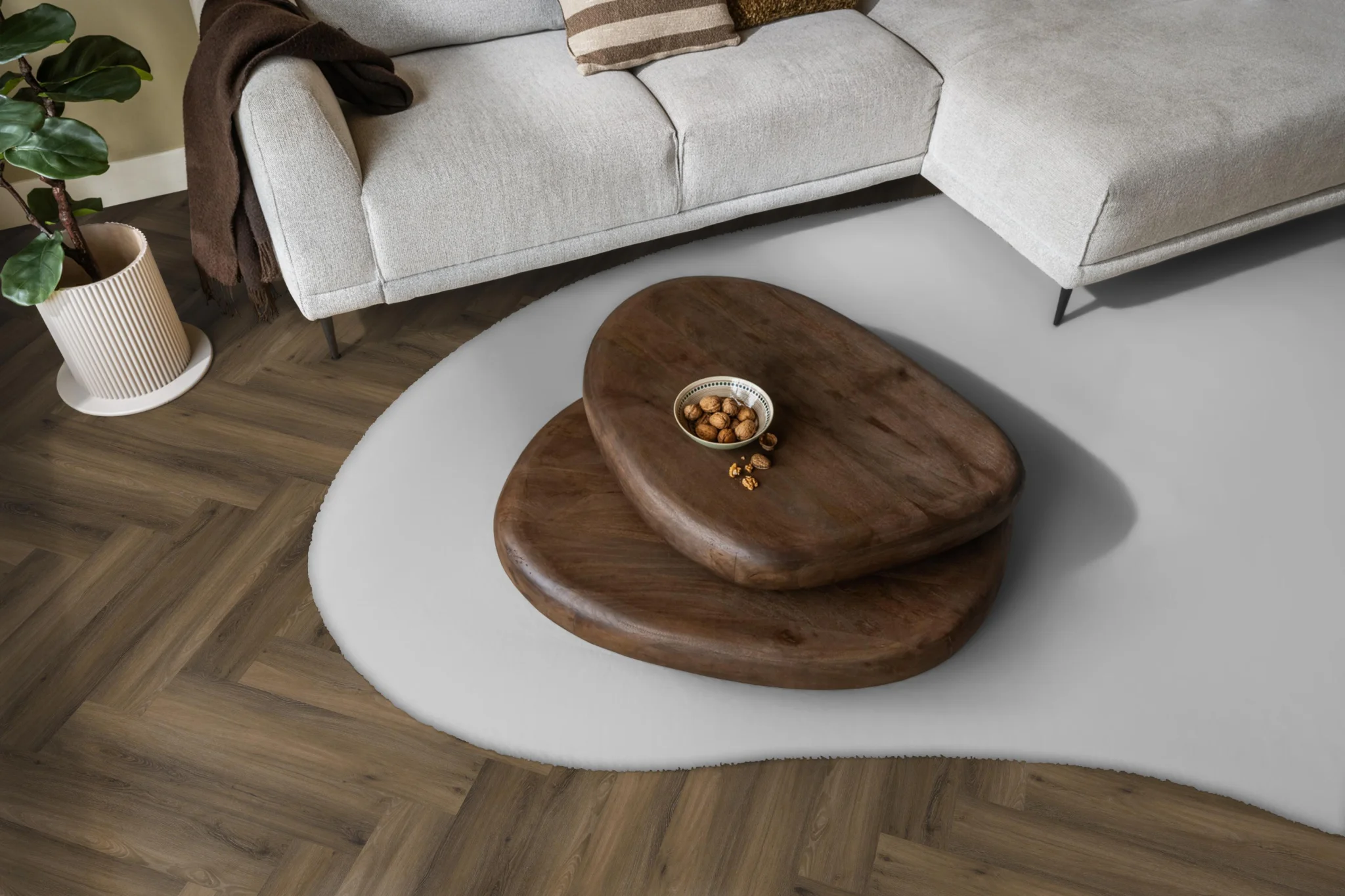 Ambiant Spigato Avanto visgraat dryback warm brown - Afbeelding 9