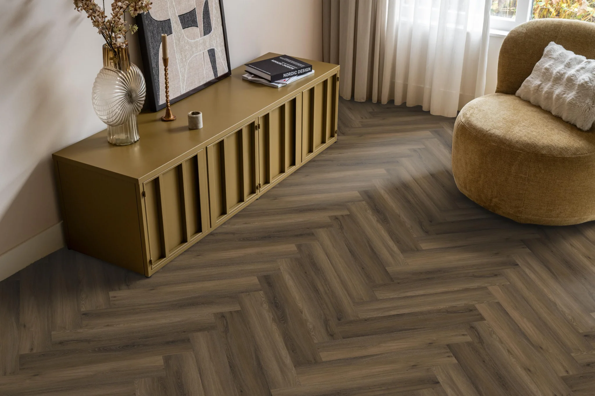 Ambiant Spigato Avanto visgraat dryback warm brown - Afbeelding 10