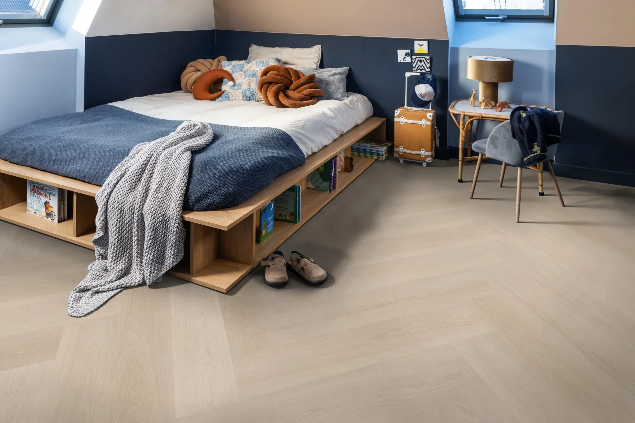 Ambiant Spigato xl Soleno visgraat dryback beige - Afbeelding 2