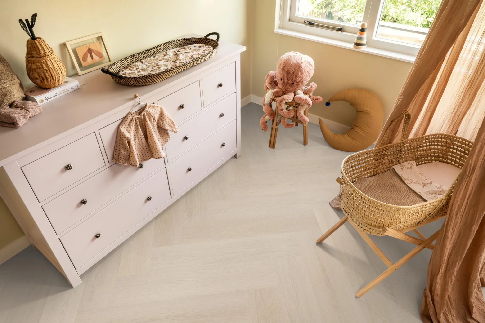 Ambiant Spigato xl Soleno visgraat dryback beige - Afbeelding 4