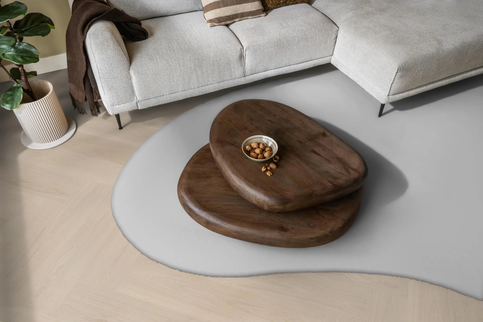 Ambiant Spigato xl Soleno visgraat dryback beige - Afbeelding 9