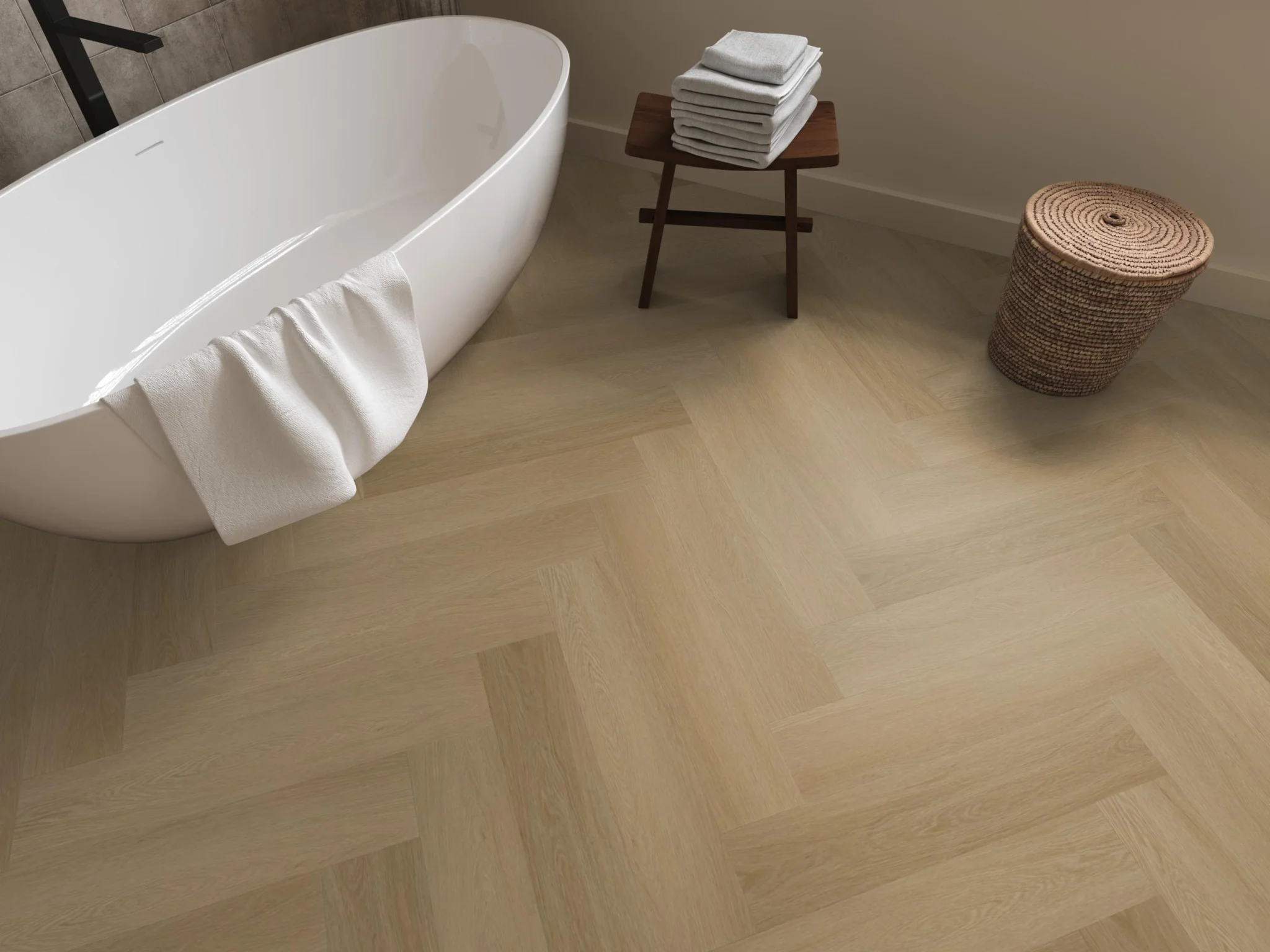 Ambiant Spigato Estino visgraat dryback warm oak - Afbeelding 7