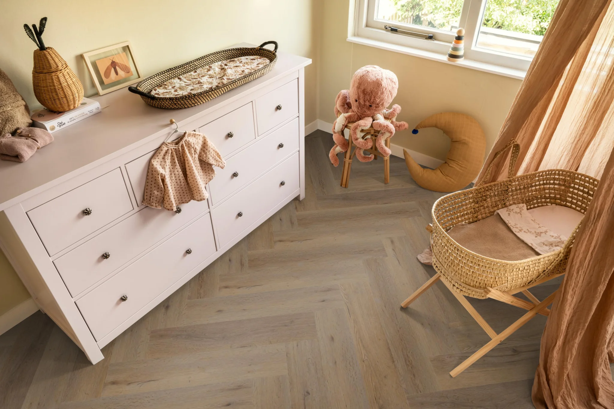 Ambiant Spigato Vivero visgraat dryback smoky - Afbeelding 4