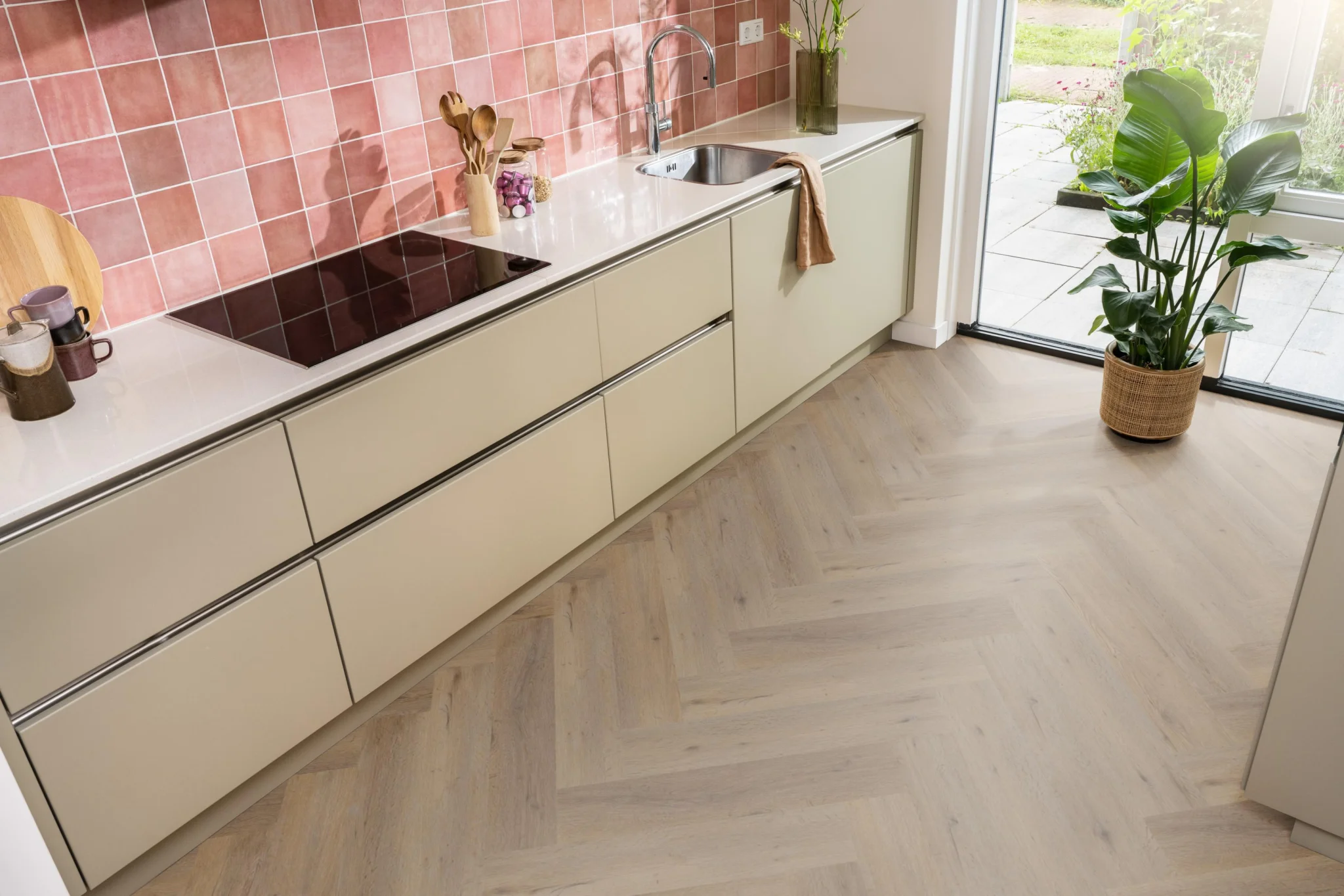 Ambiant Spigato Vivero visgraat dryback smoky - Afbeelding 5